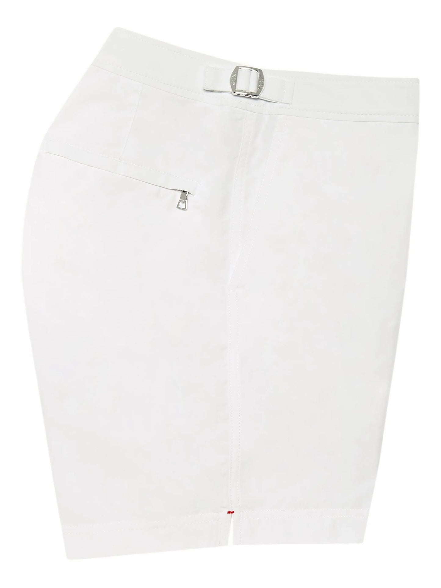 Bulldog buckle detailed swim shorts