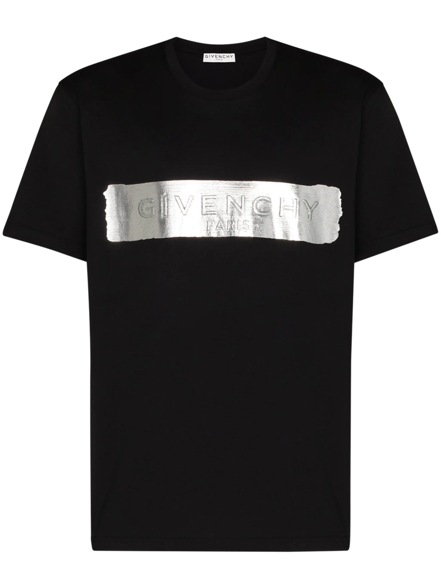 3D metallic logo T-shirt