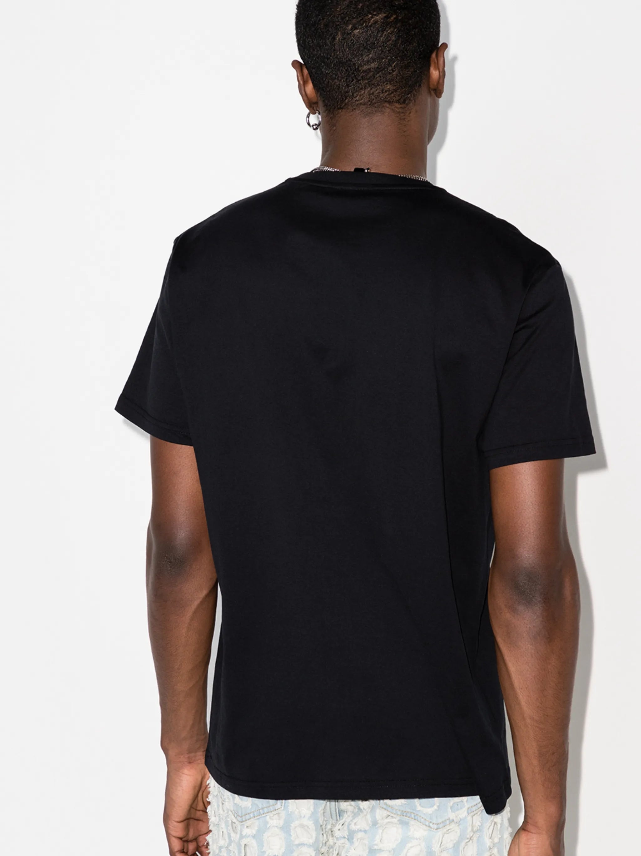 3D metallic logo T-shirt