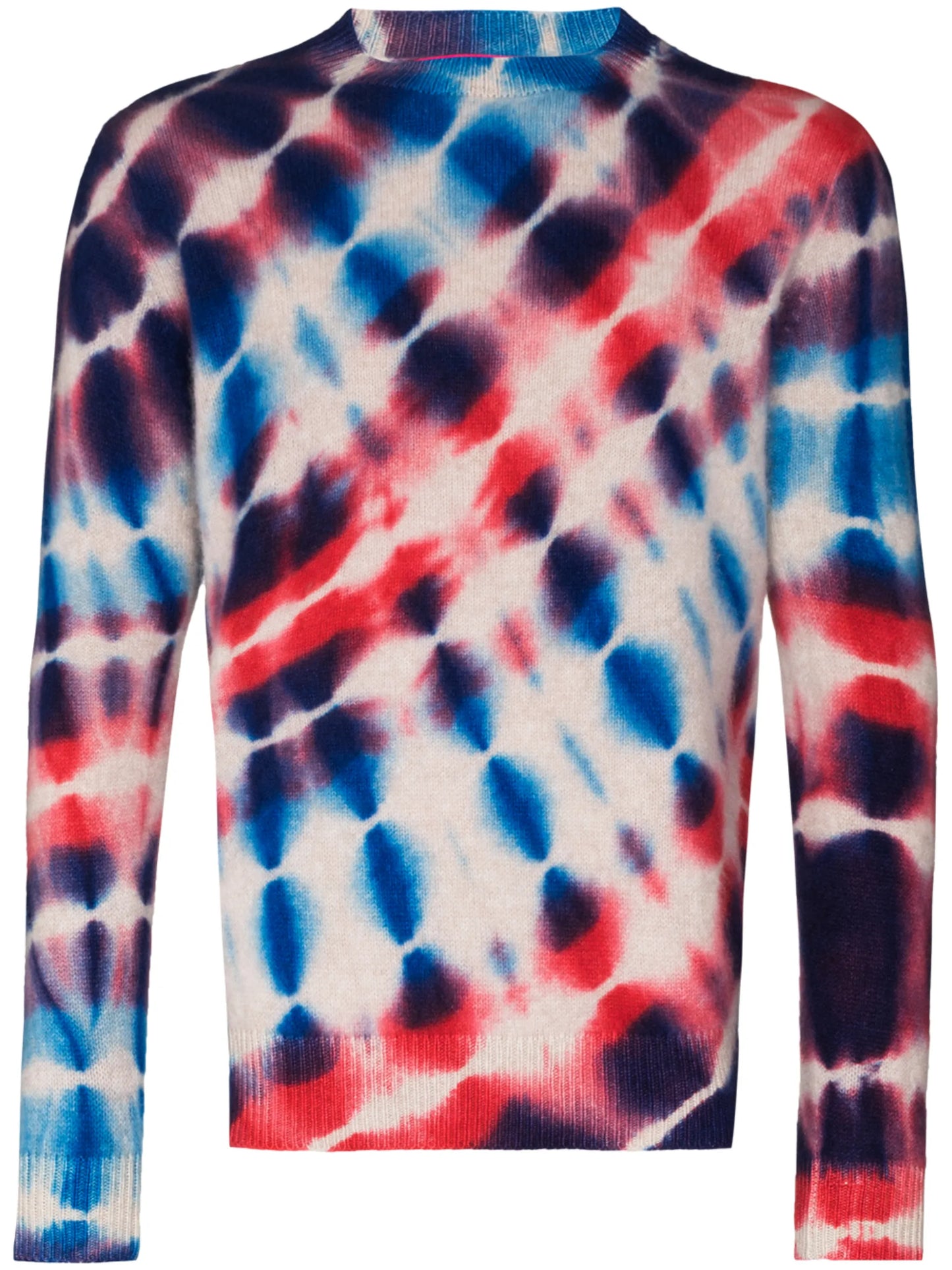 Radiate tie-dye cashmere jumper