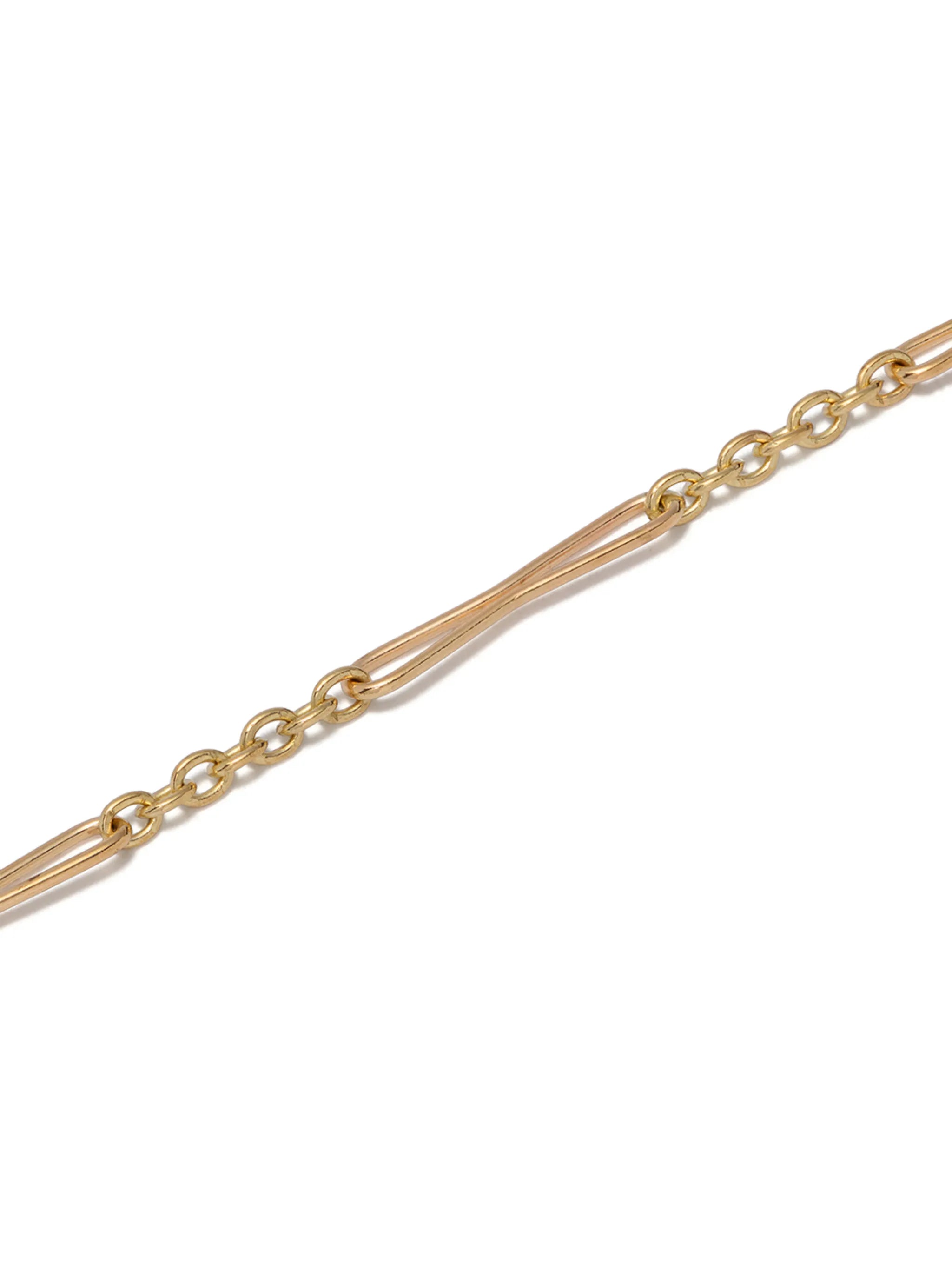 9kt yellow gold diamond Varda Nº2 necklace
