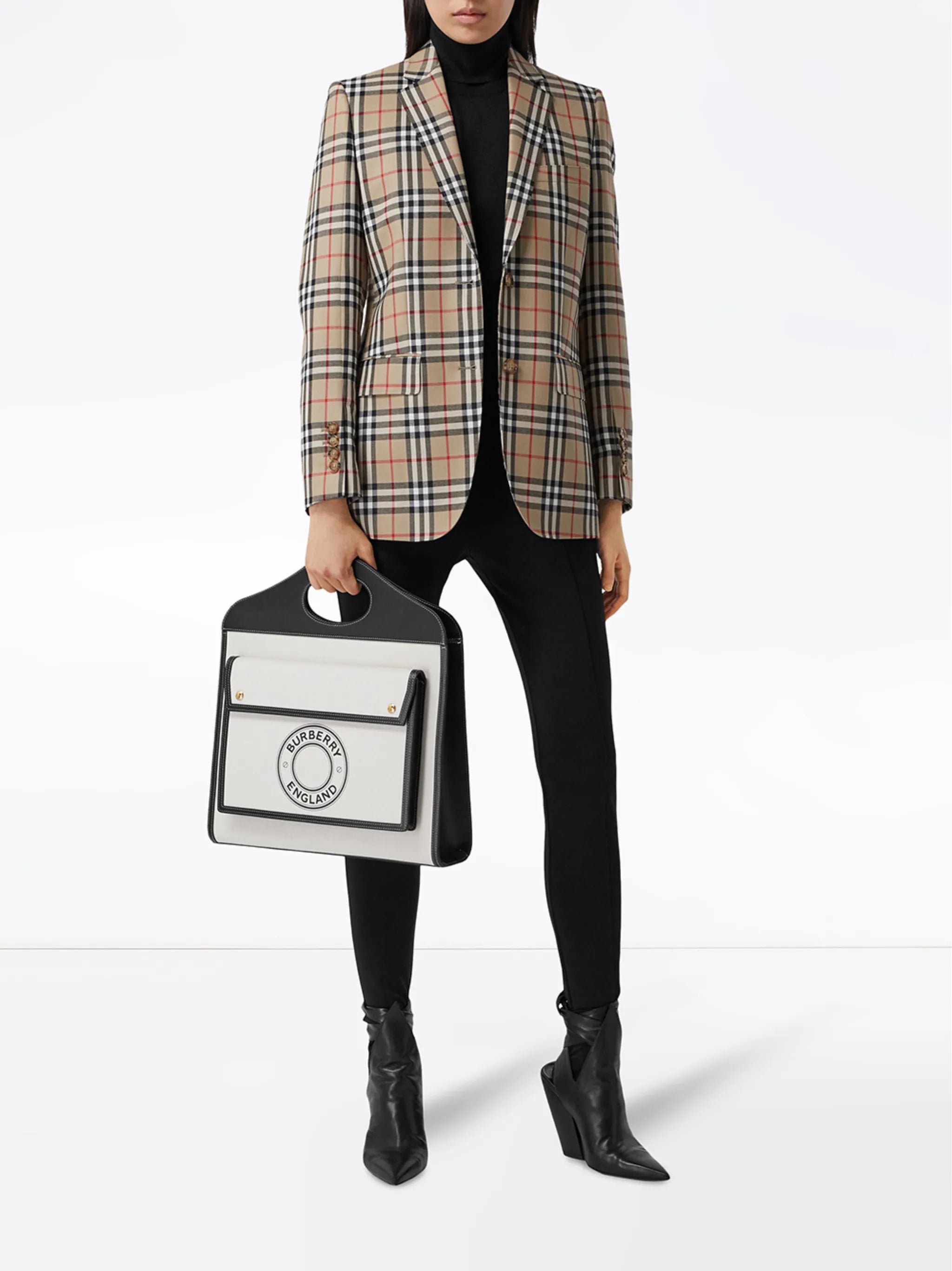 Vintage Check blazer jacket