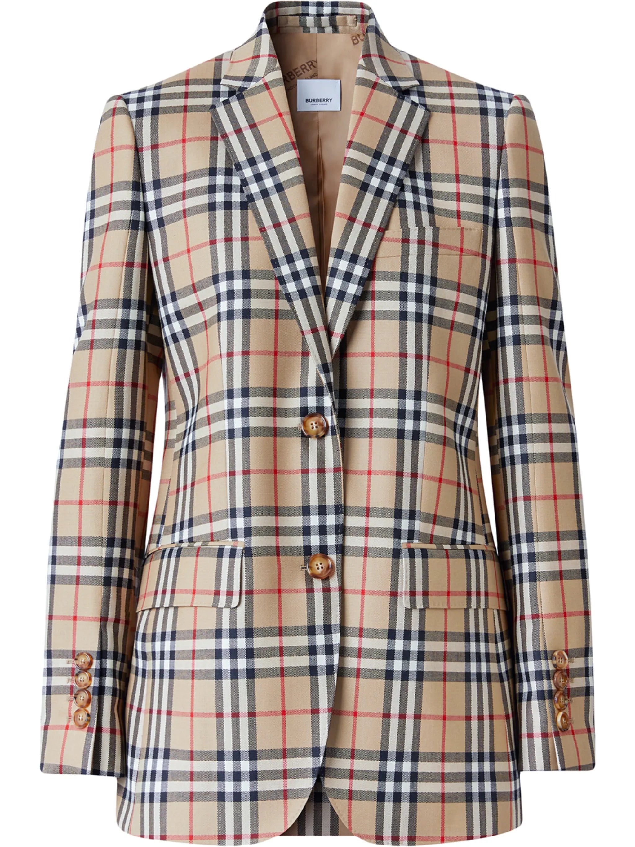 Vintage Check blazer jacket