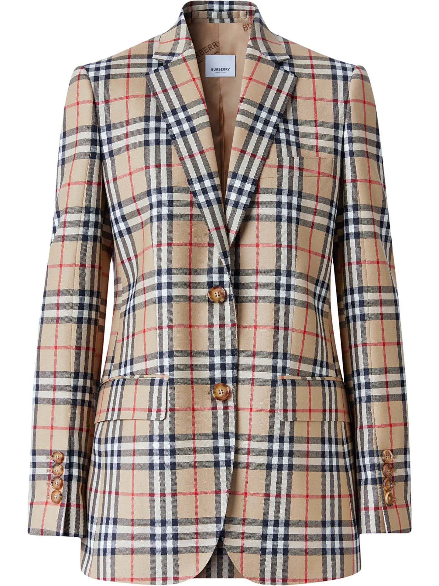Vintage Check blazer jacket