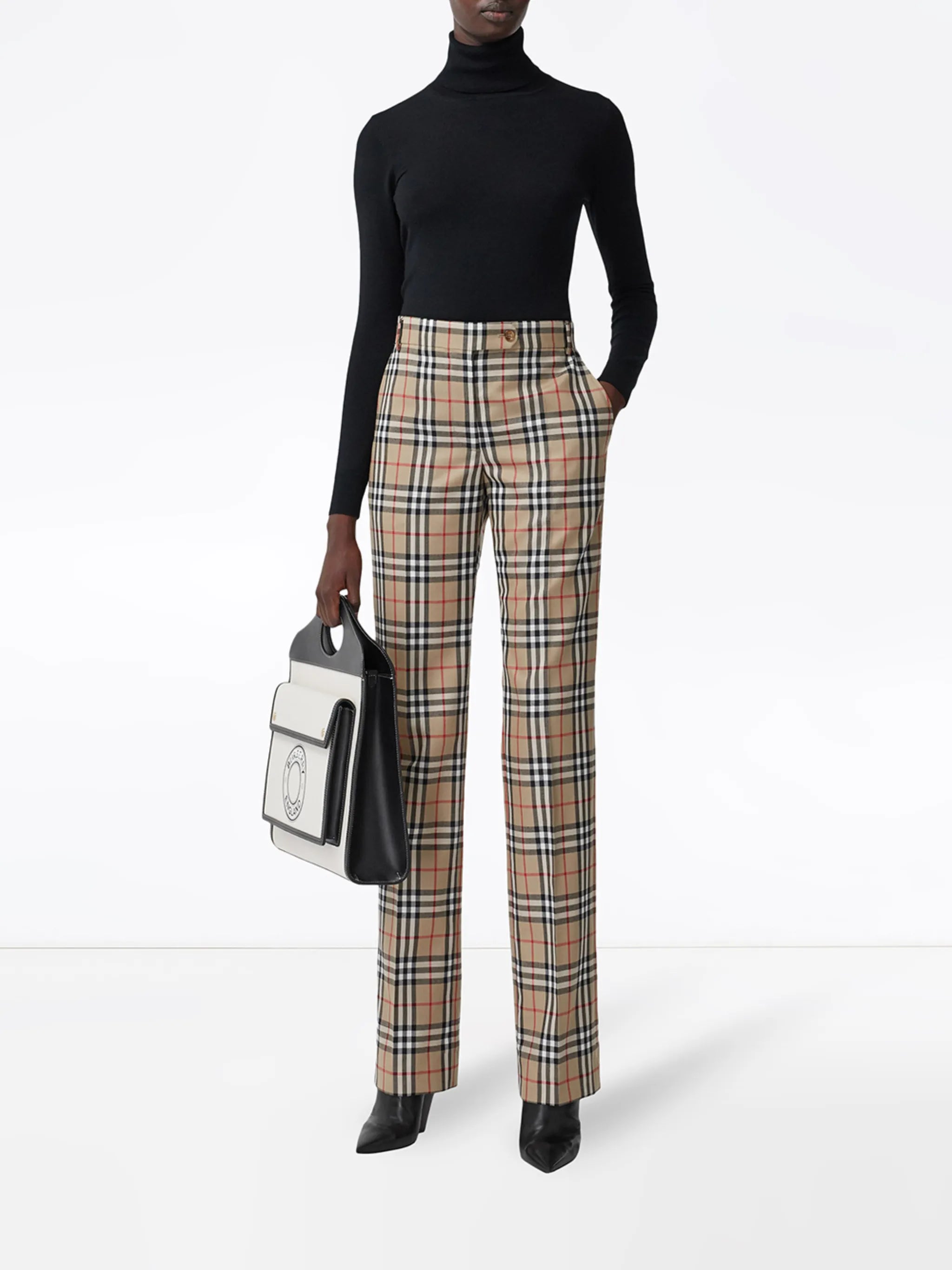 Vintage Check tailored trousers