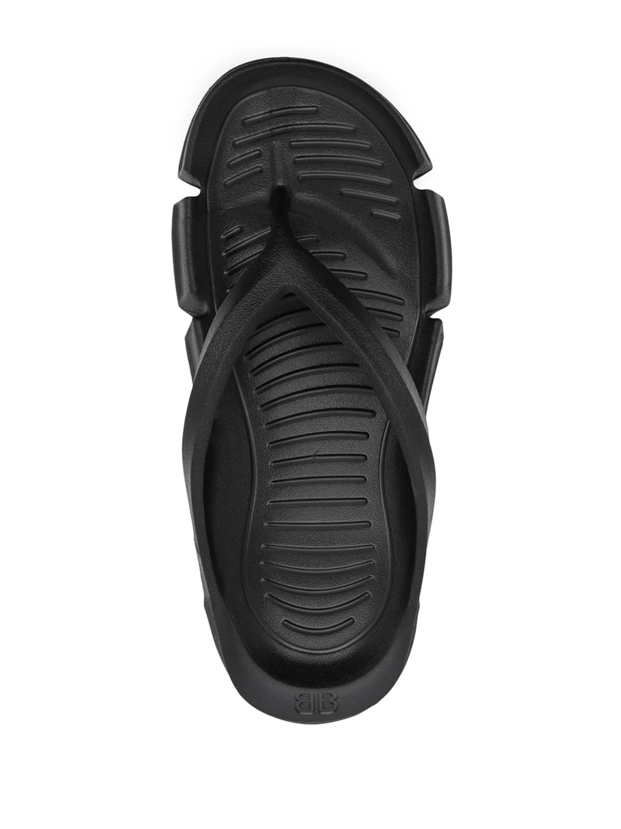 debossed-logo flip-flops