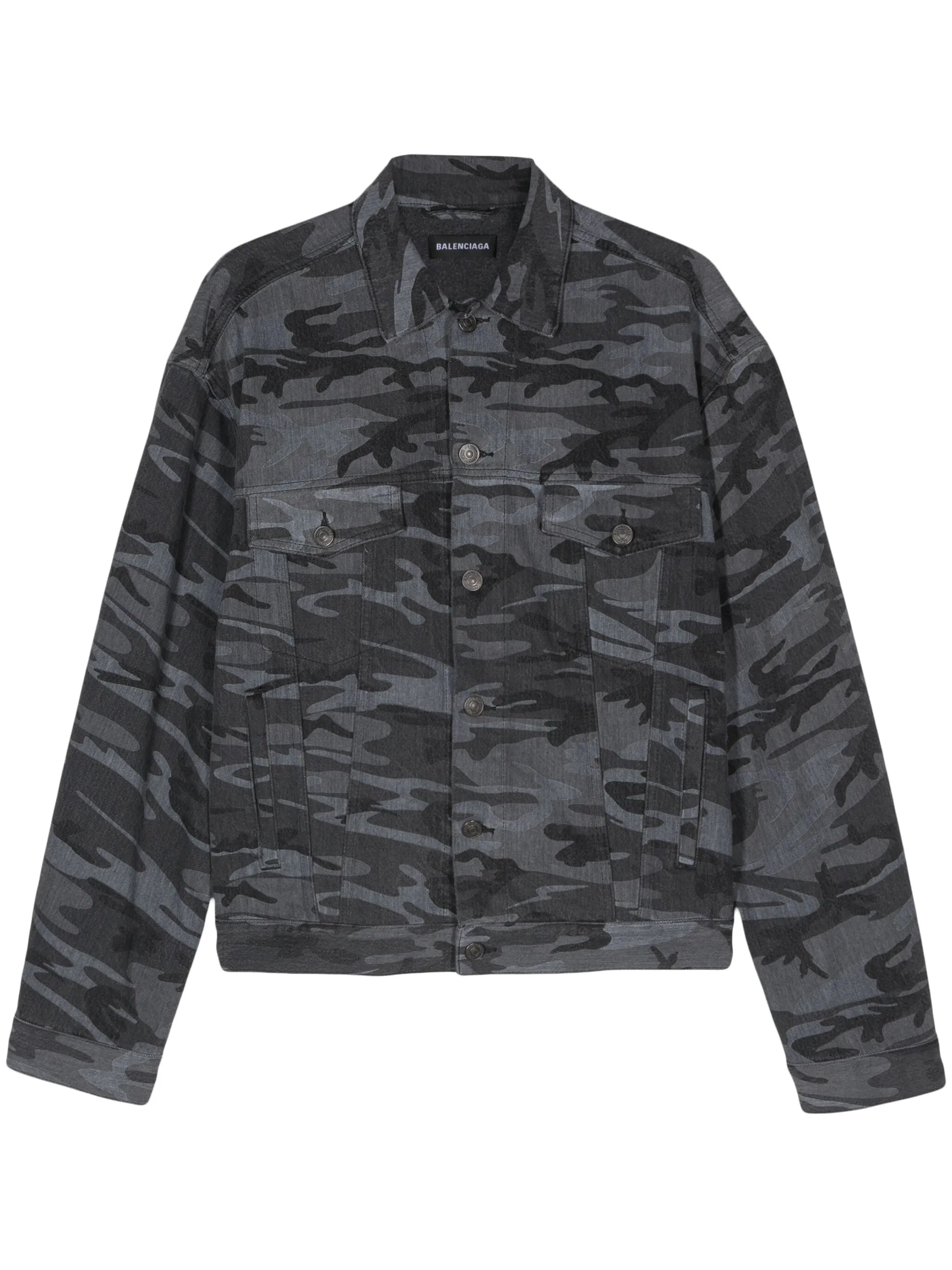 camouflage-print jacket