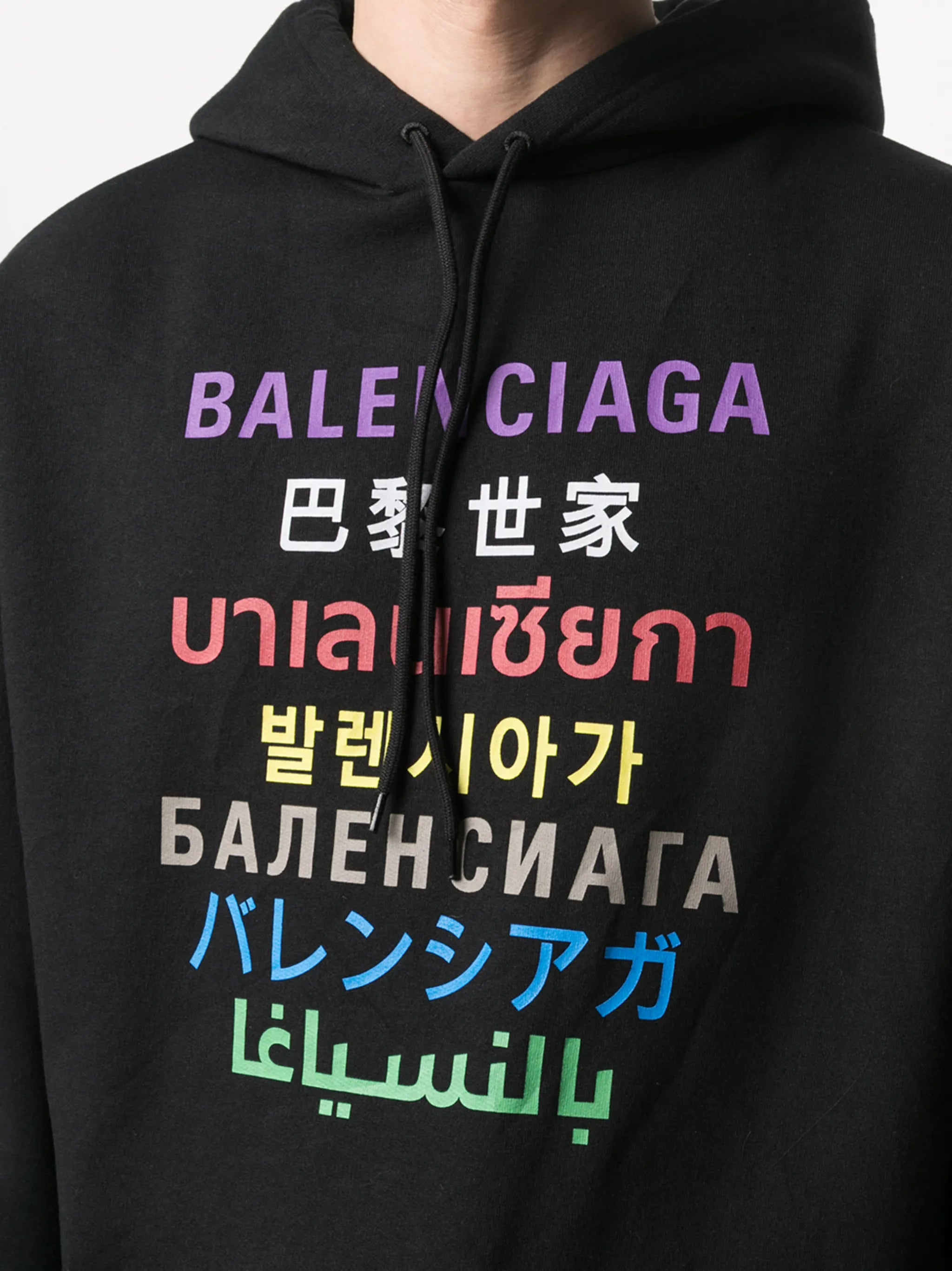 logo-print hoodie