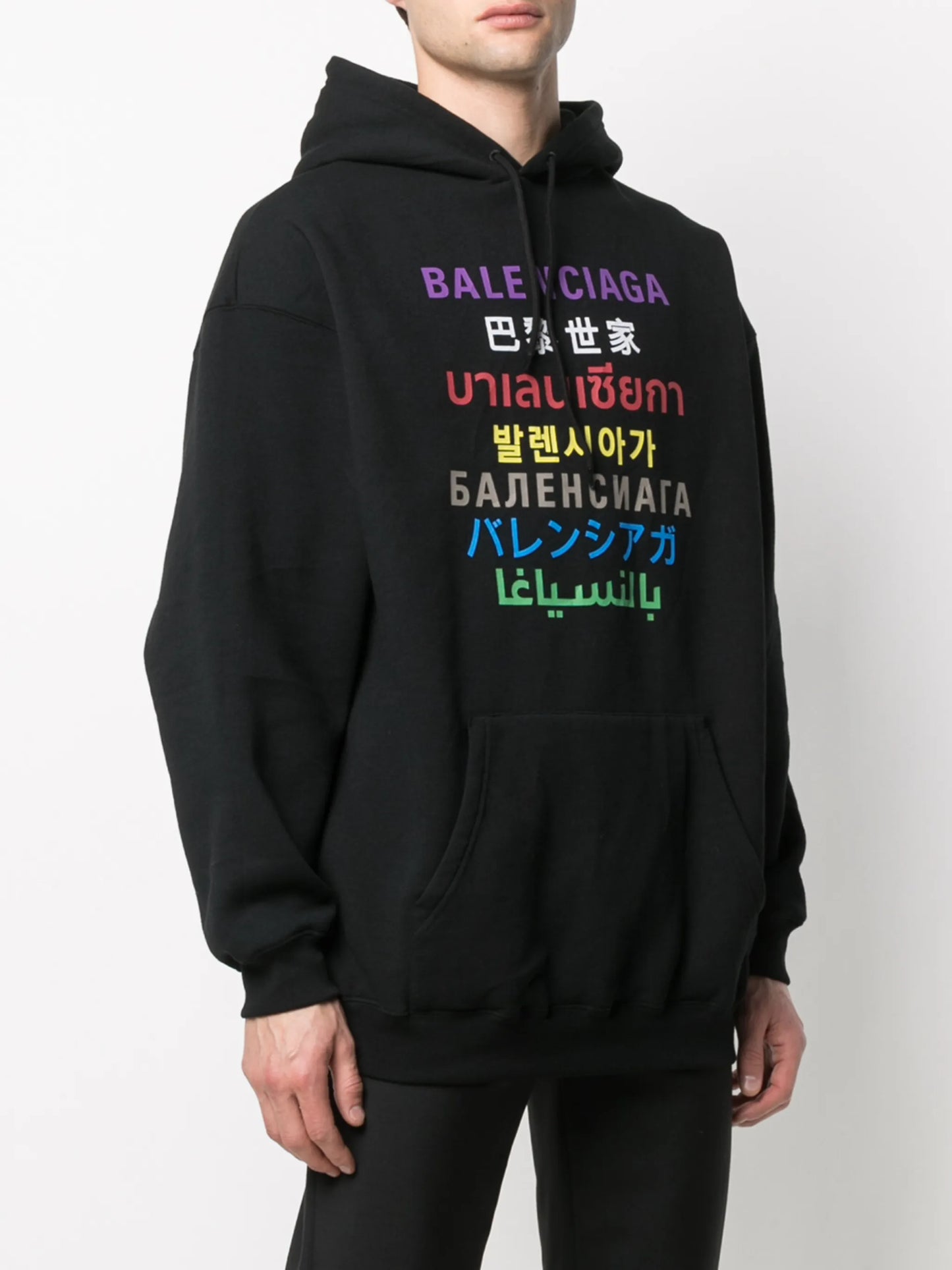 logo-print hoodie