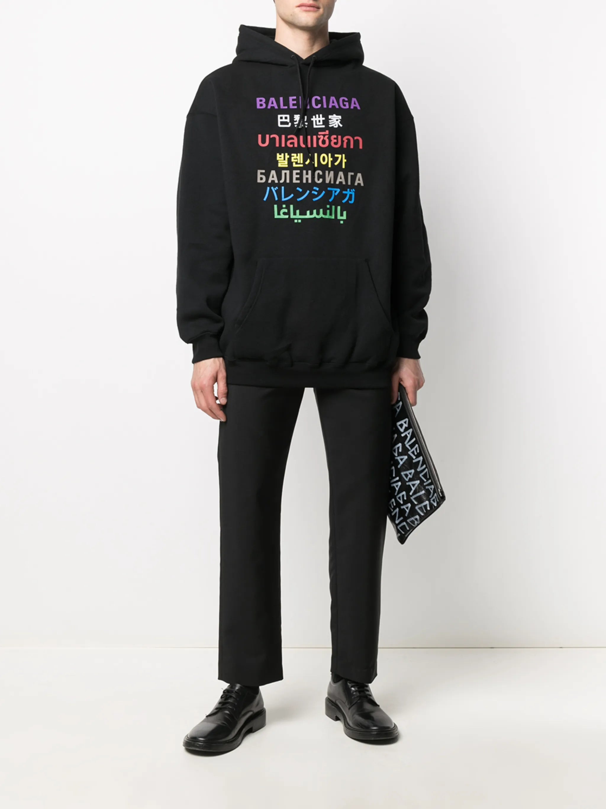logo-print hoodie
