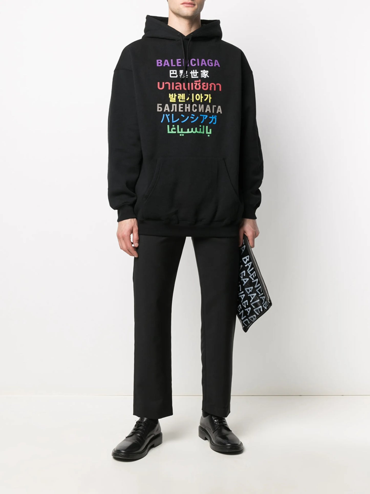 logo-print hoodie
