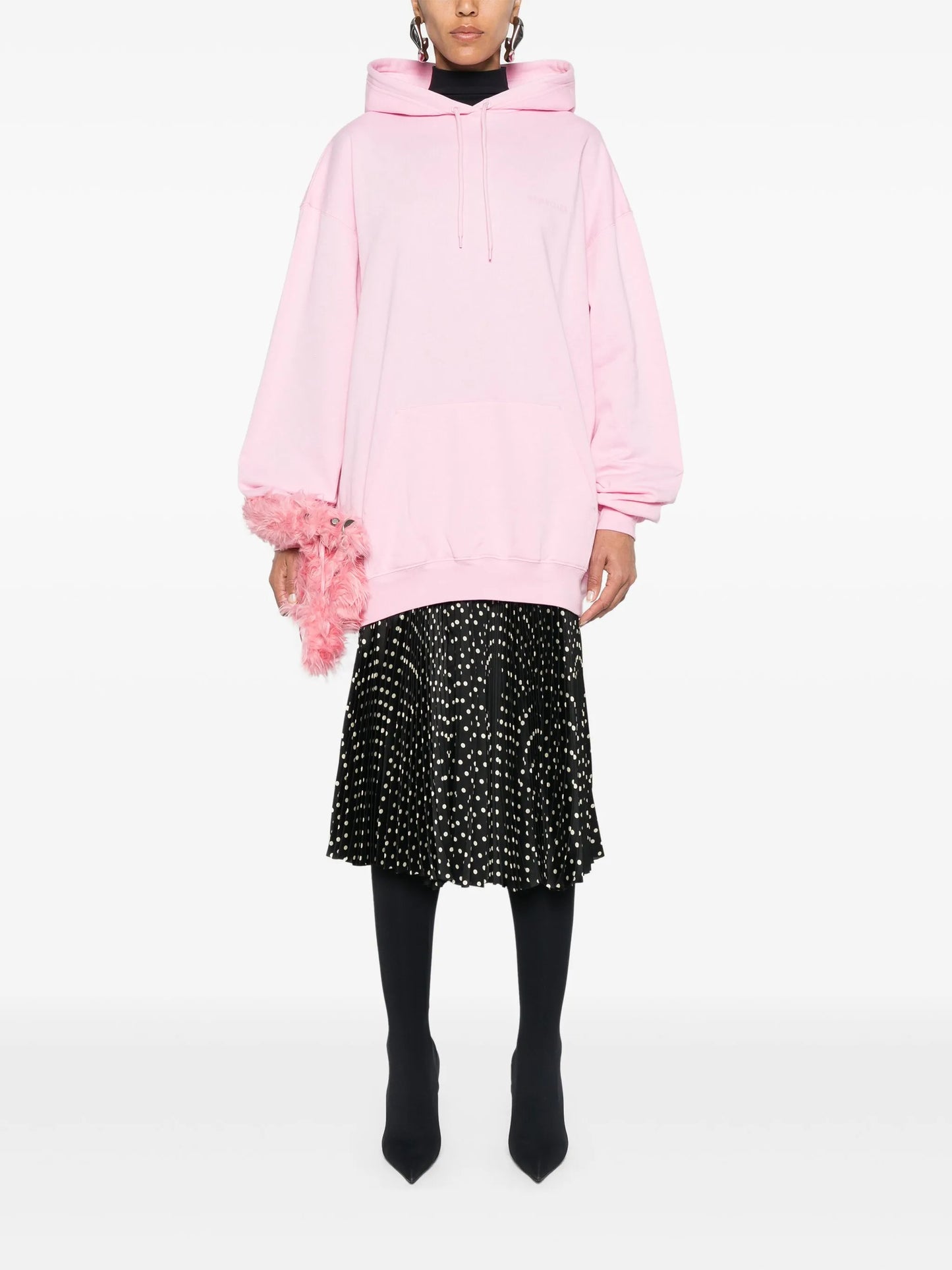 logo-print hoodie