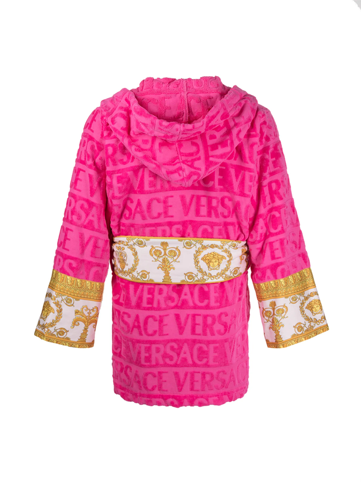 I Love Baroque short bathrobe