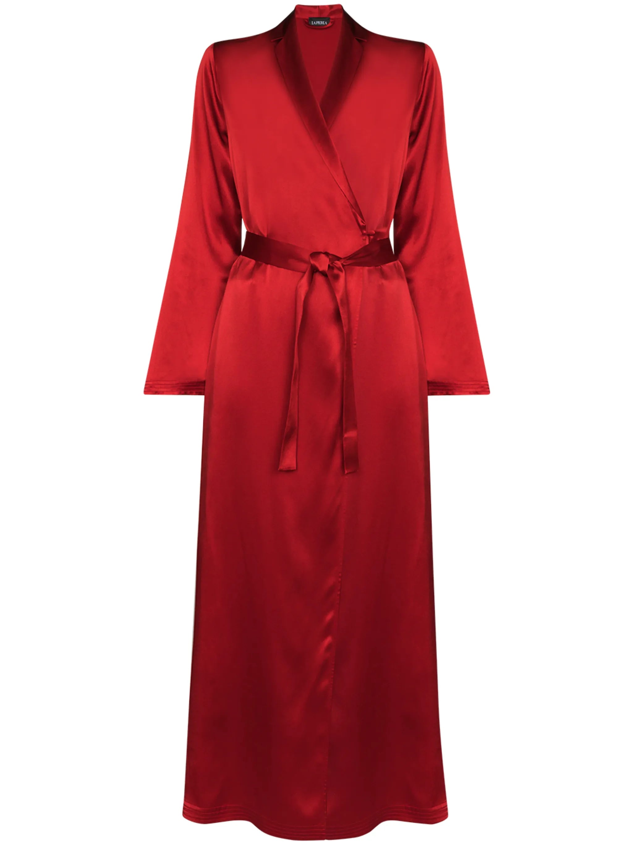 long belted silk robe