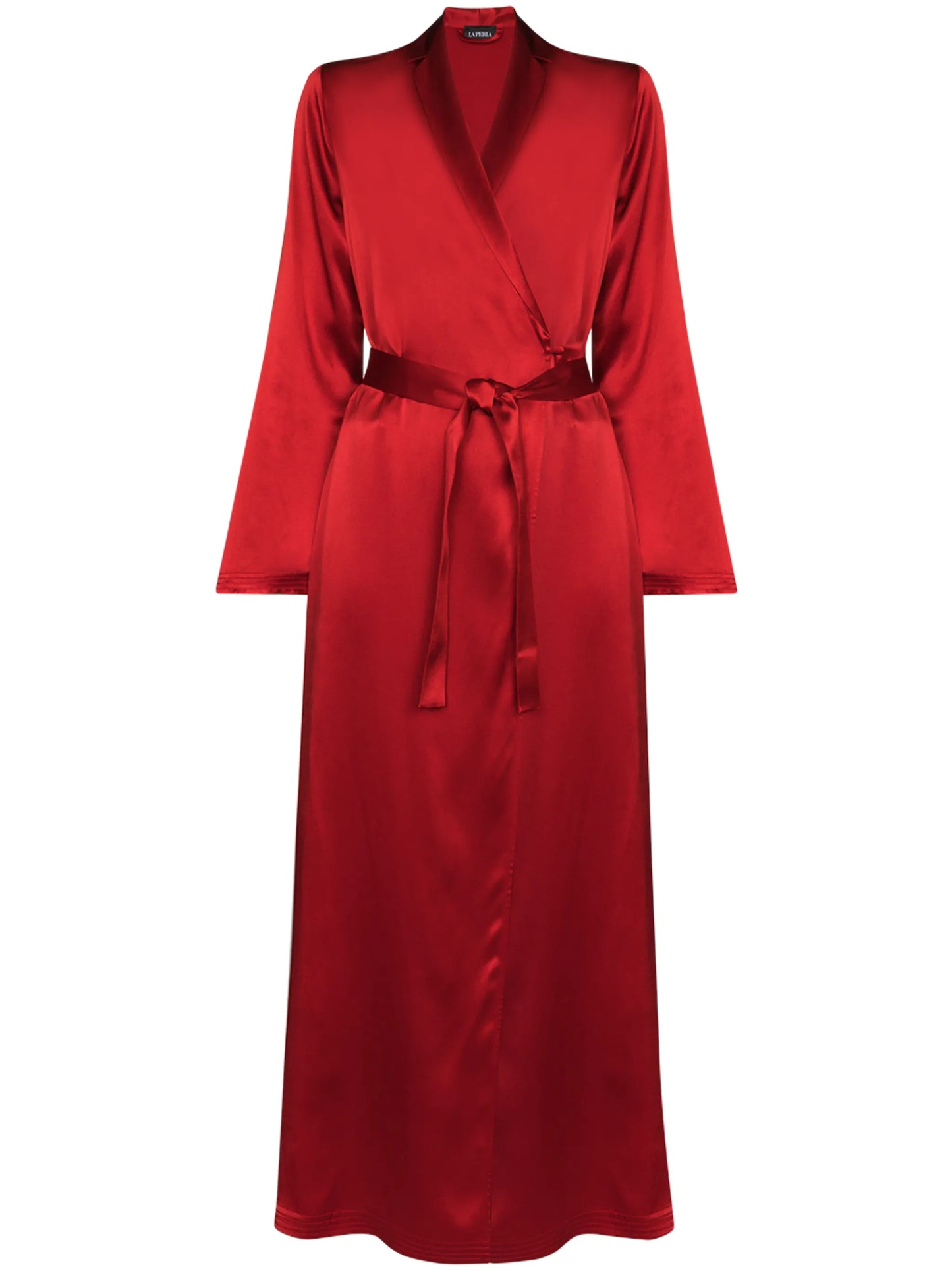 long belted silk robe