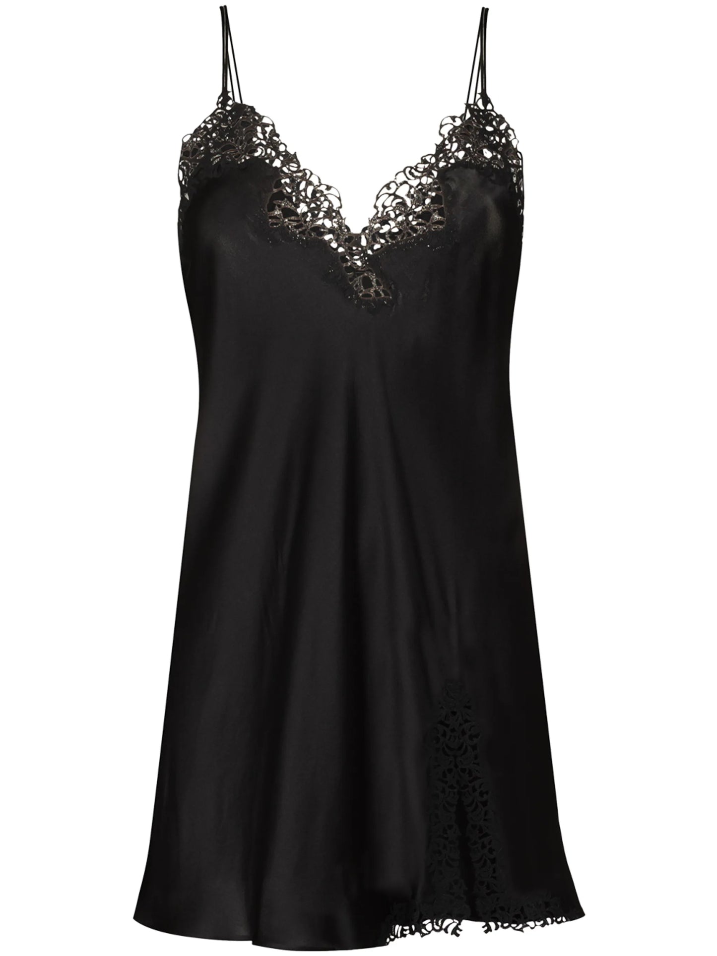 lace detail slip dress