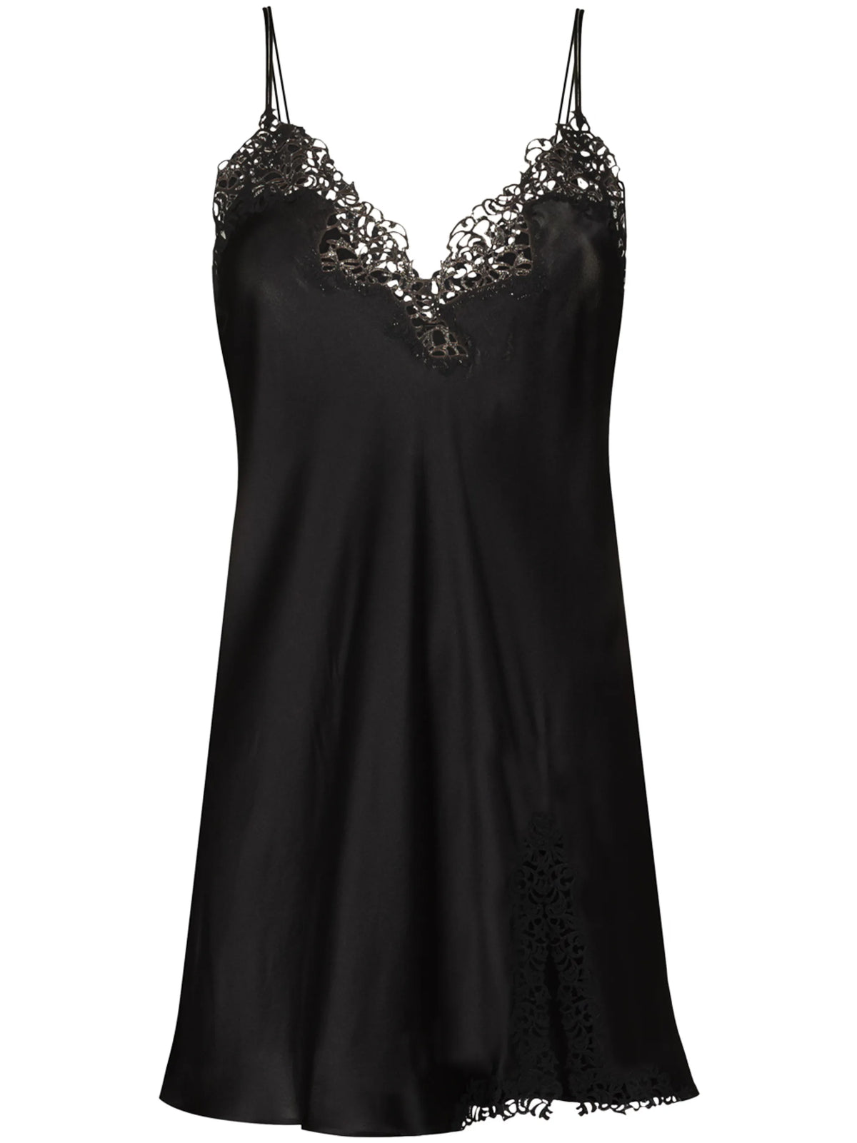 lace detail slip dress