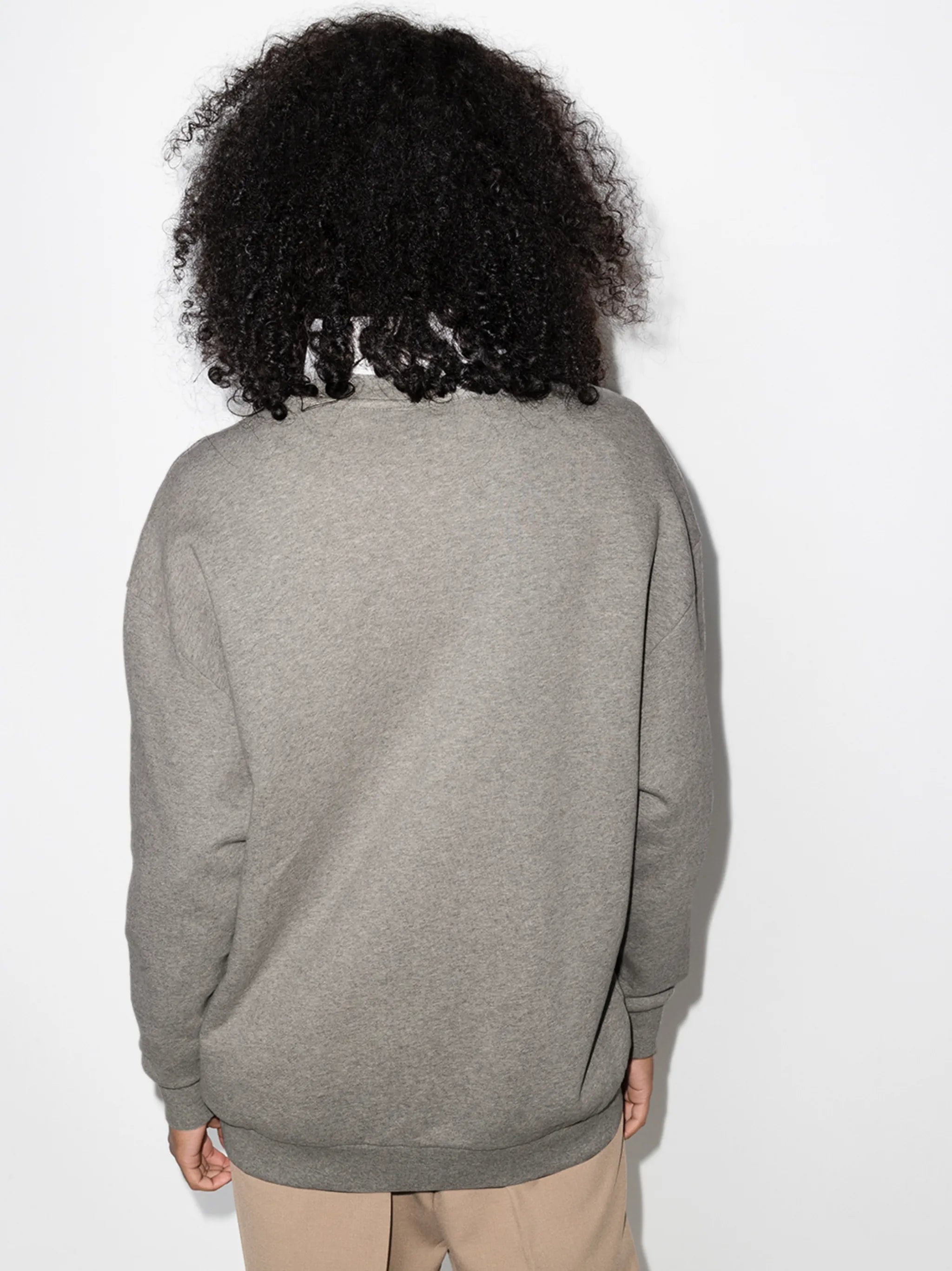 Megaphone photograph-print sweatshirt