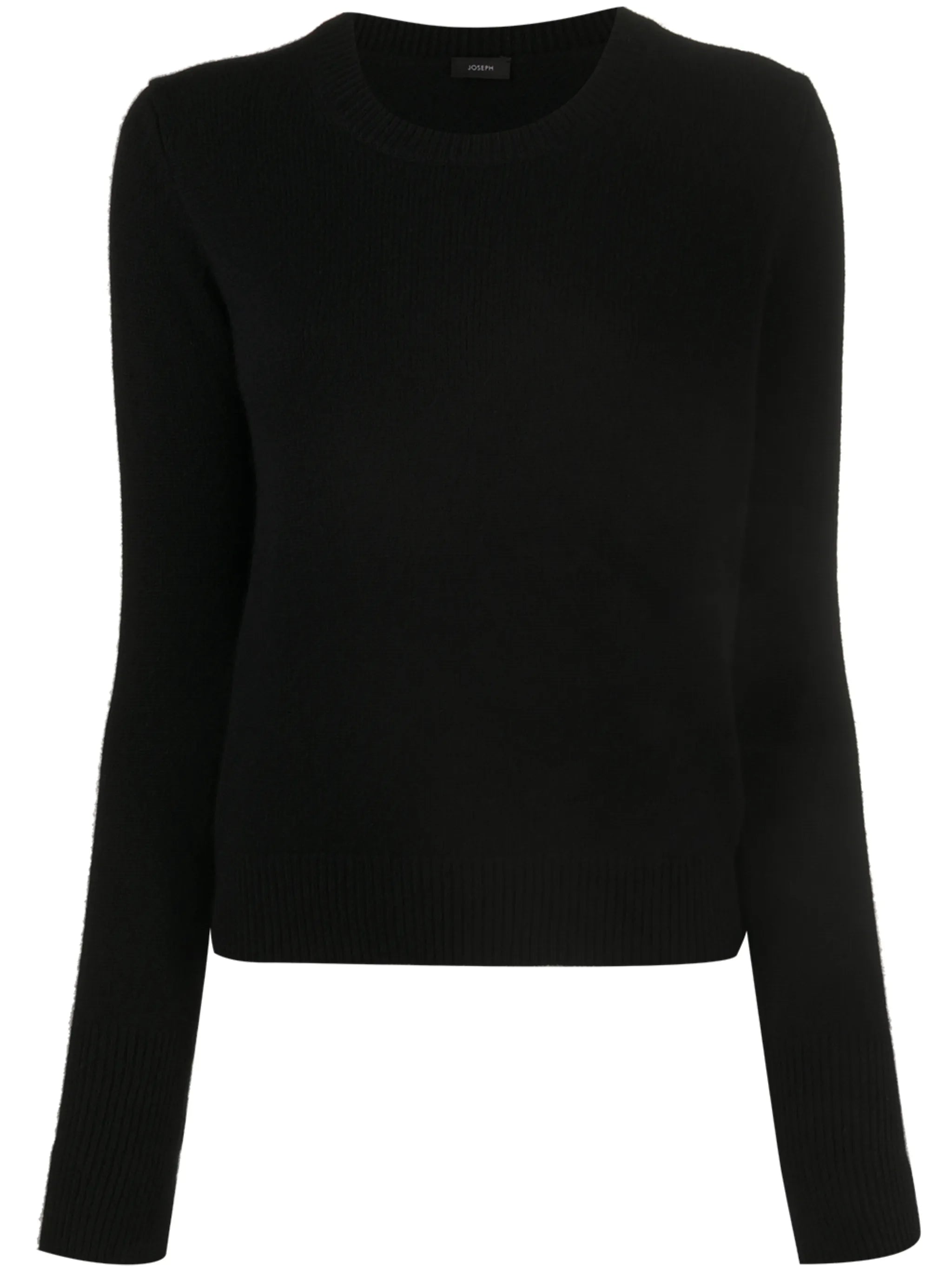 ribbed crew neck jumper