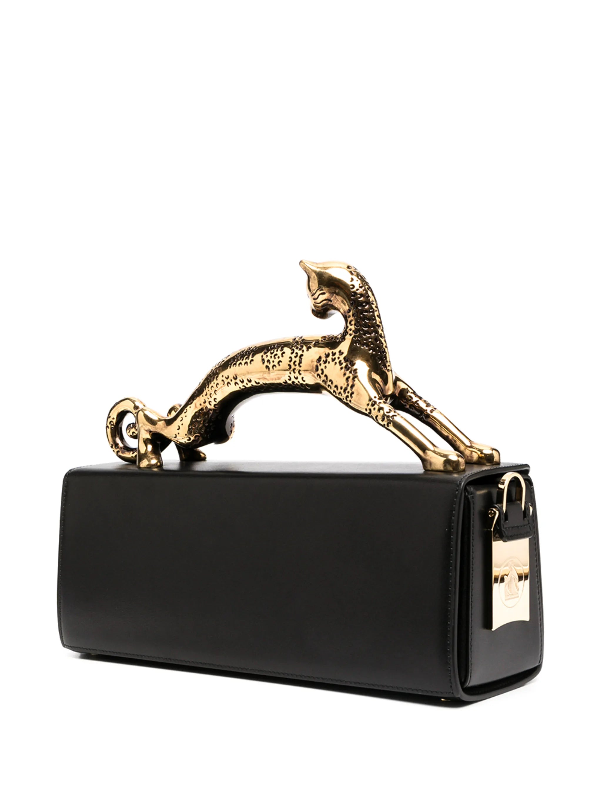 Pencil Cat bag in box calf
