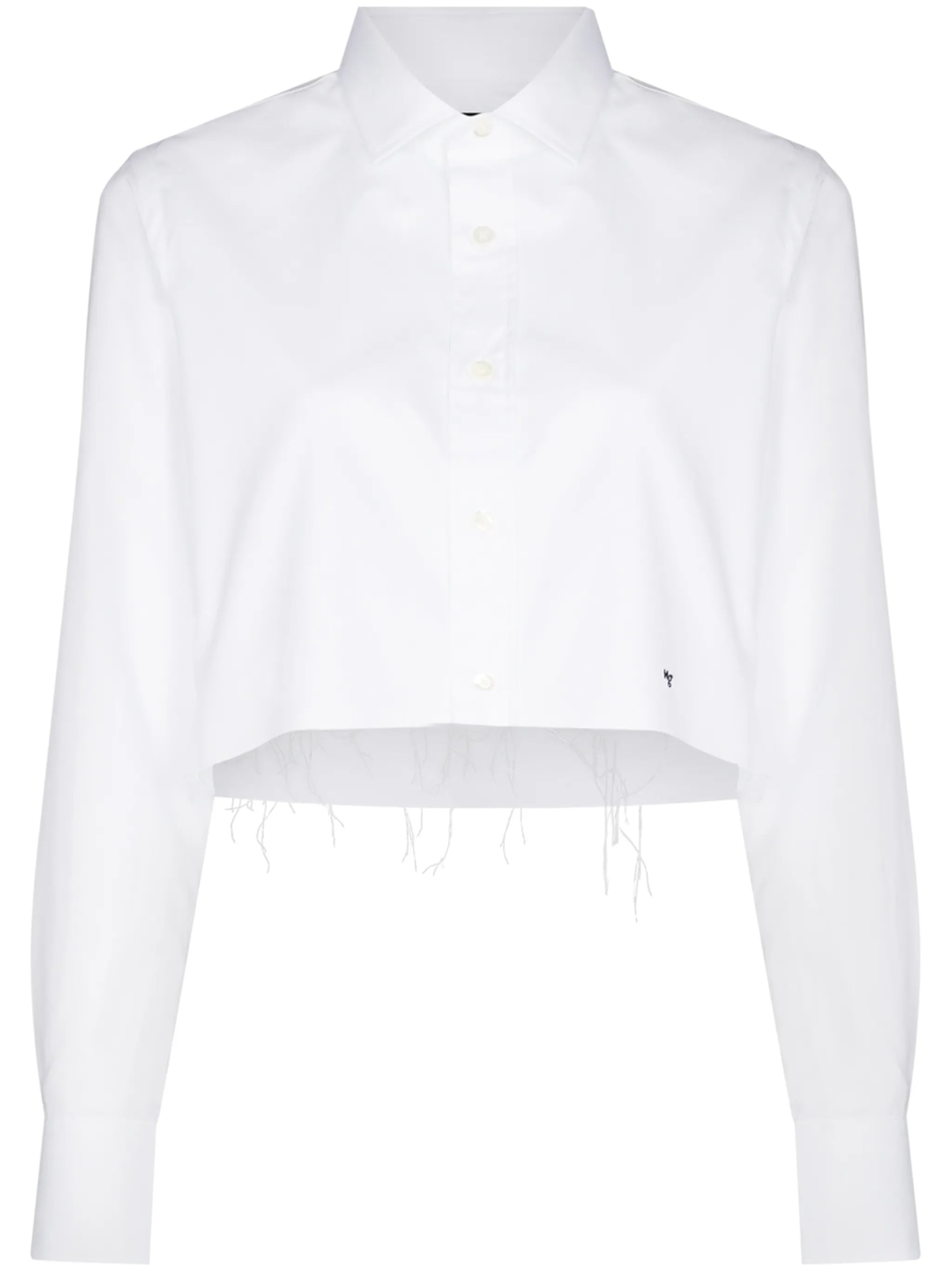 long-sleeve cropped shirt