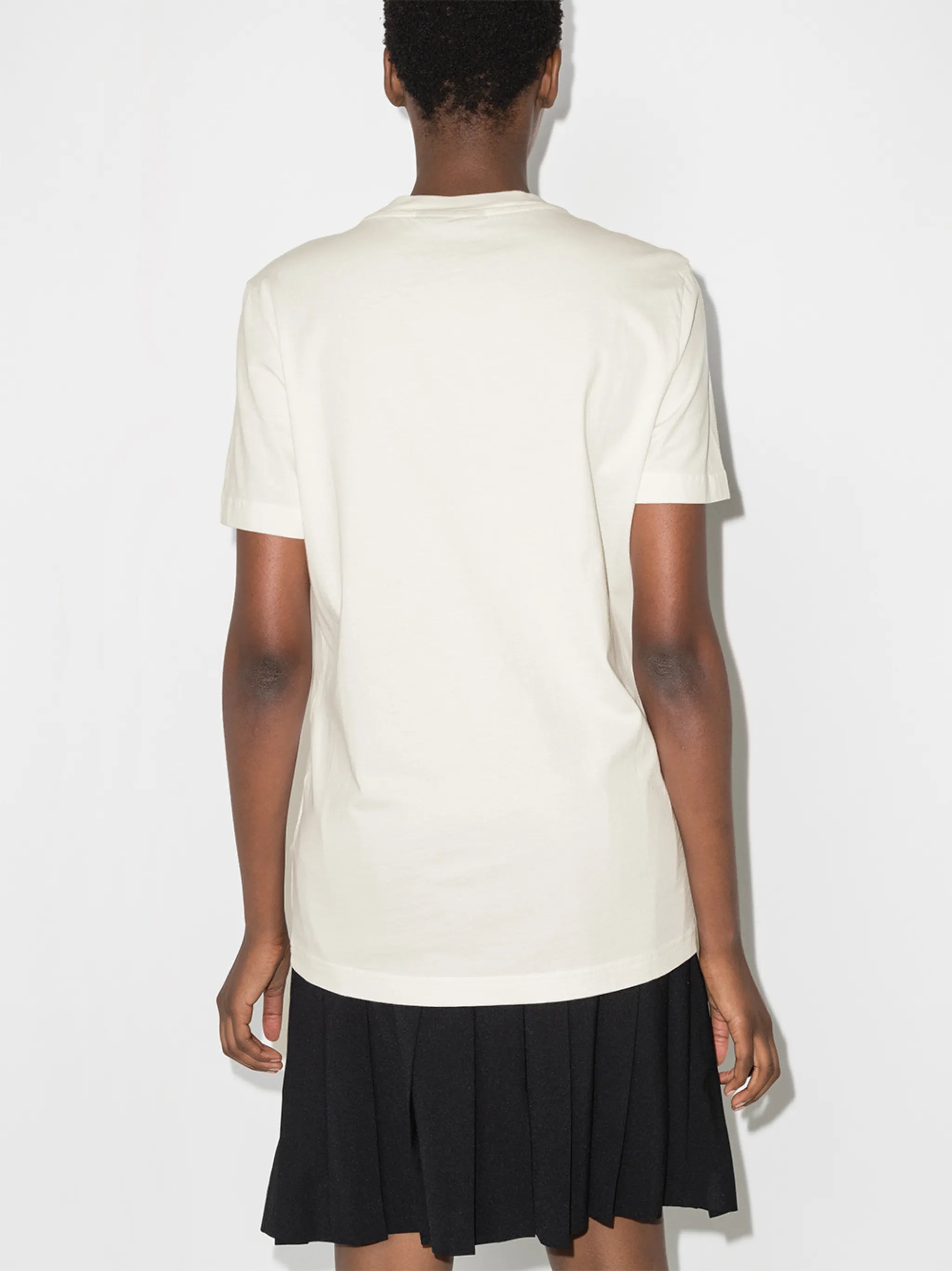 short-sleeve photograph print T-shirt