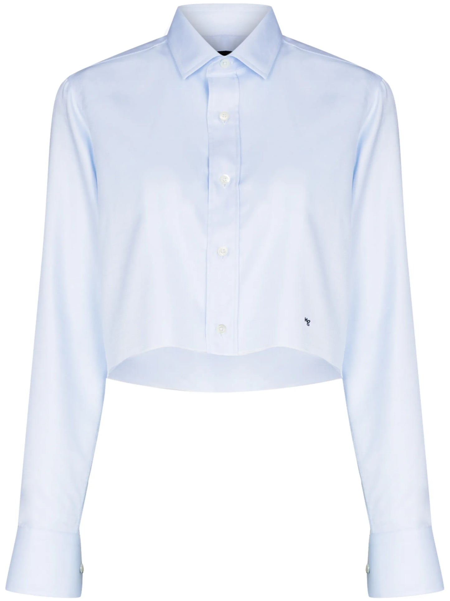 long-sleeve cropped shirt