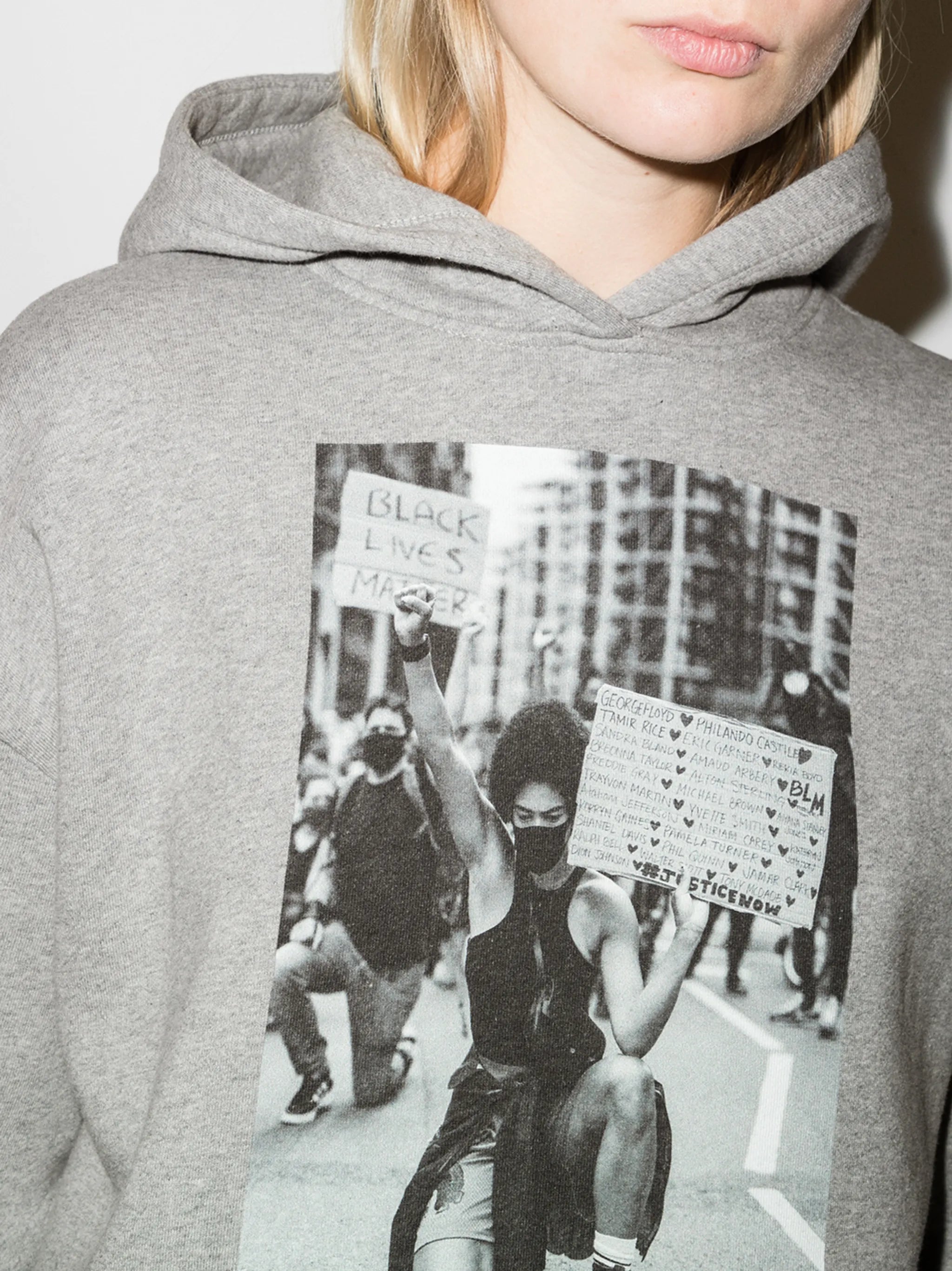 photograph print hoodie
