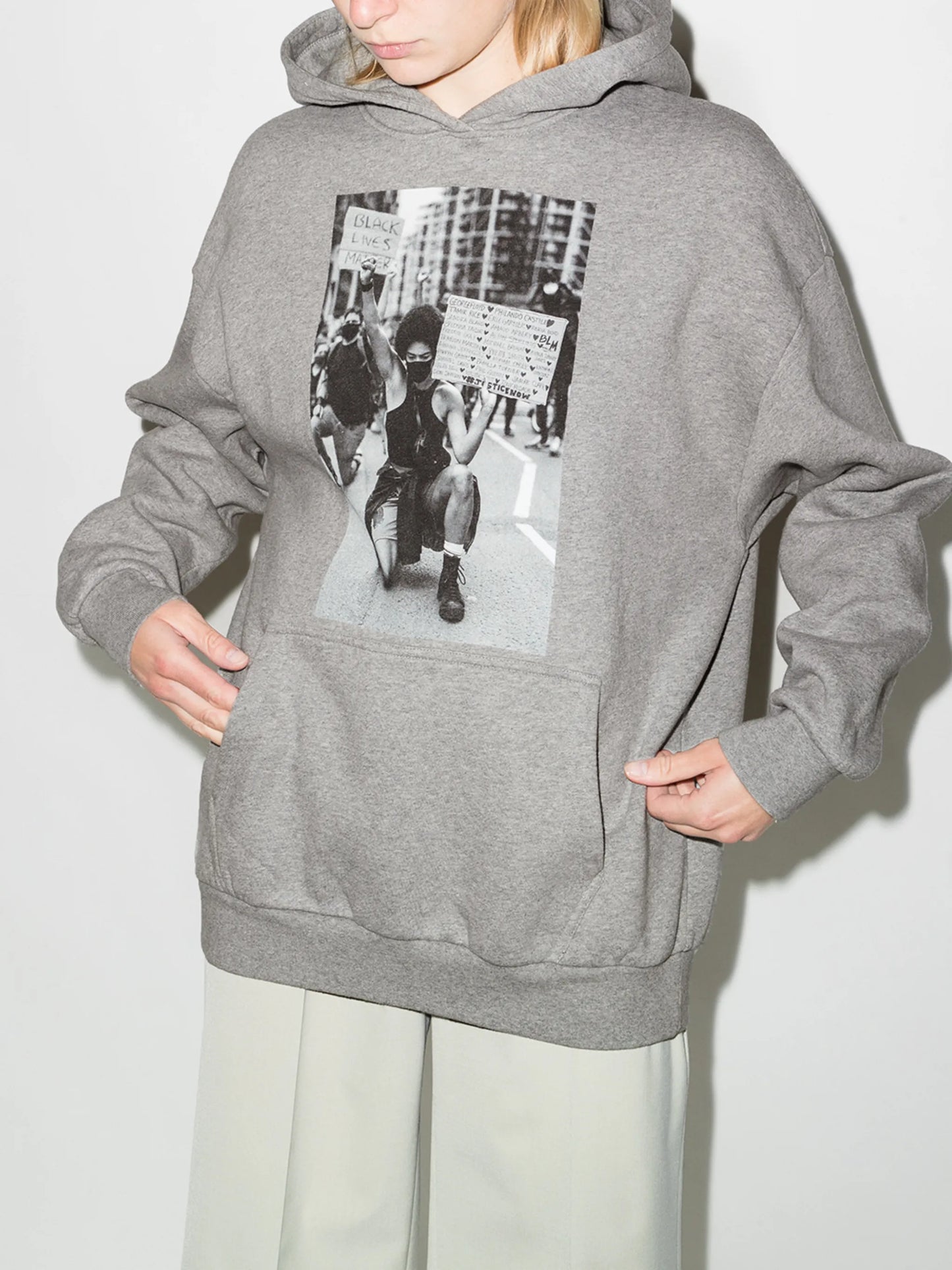 photograph print hoodie