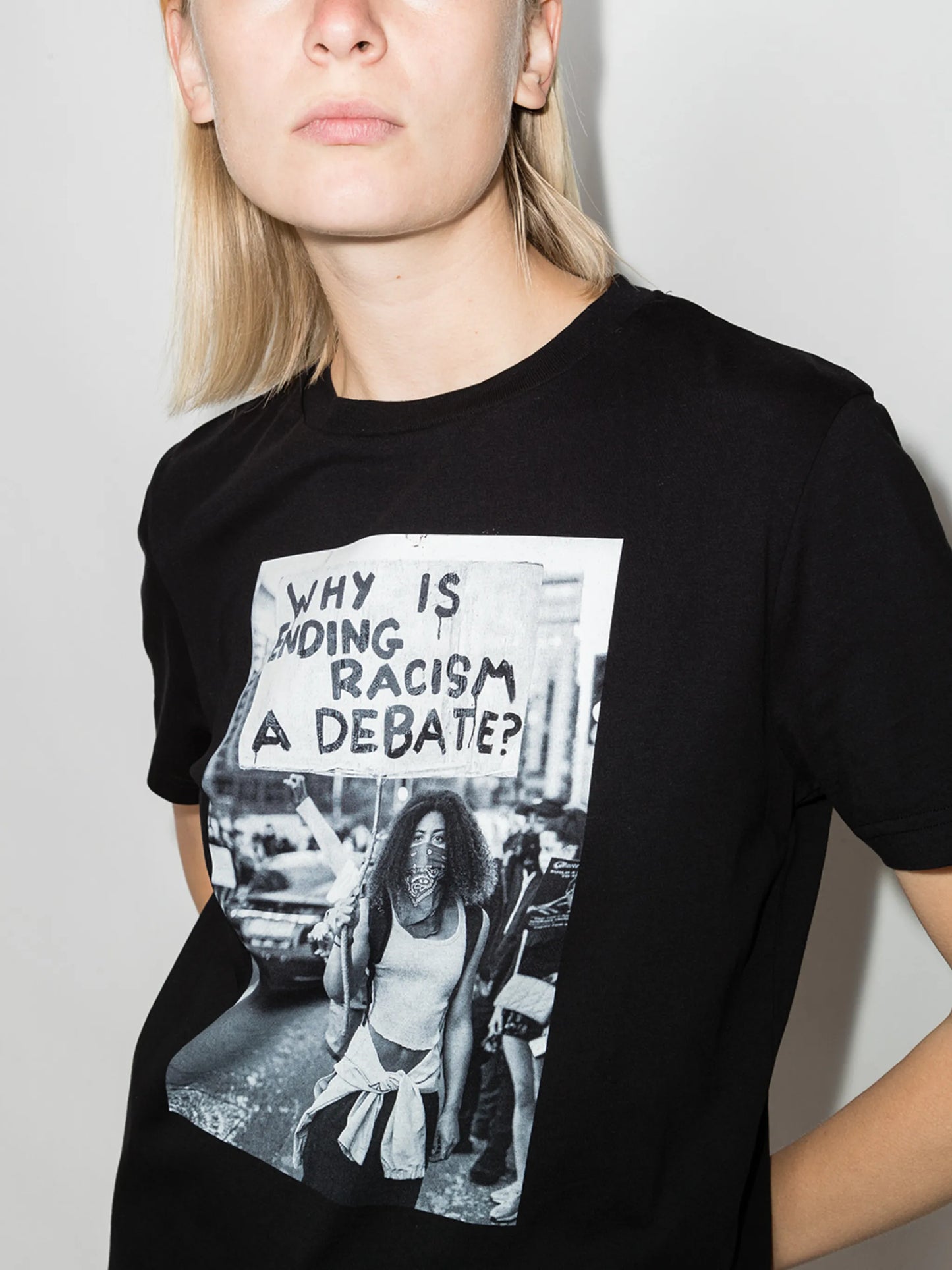photograph print T-shirt