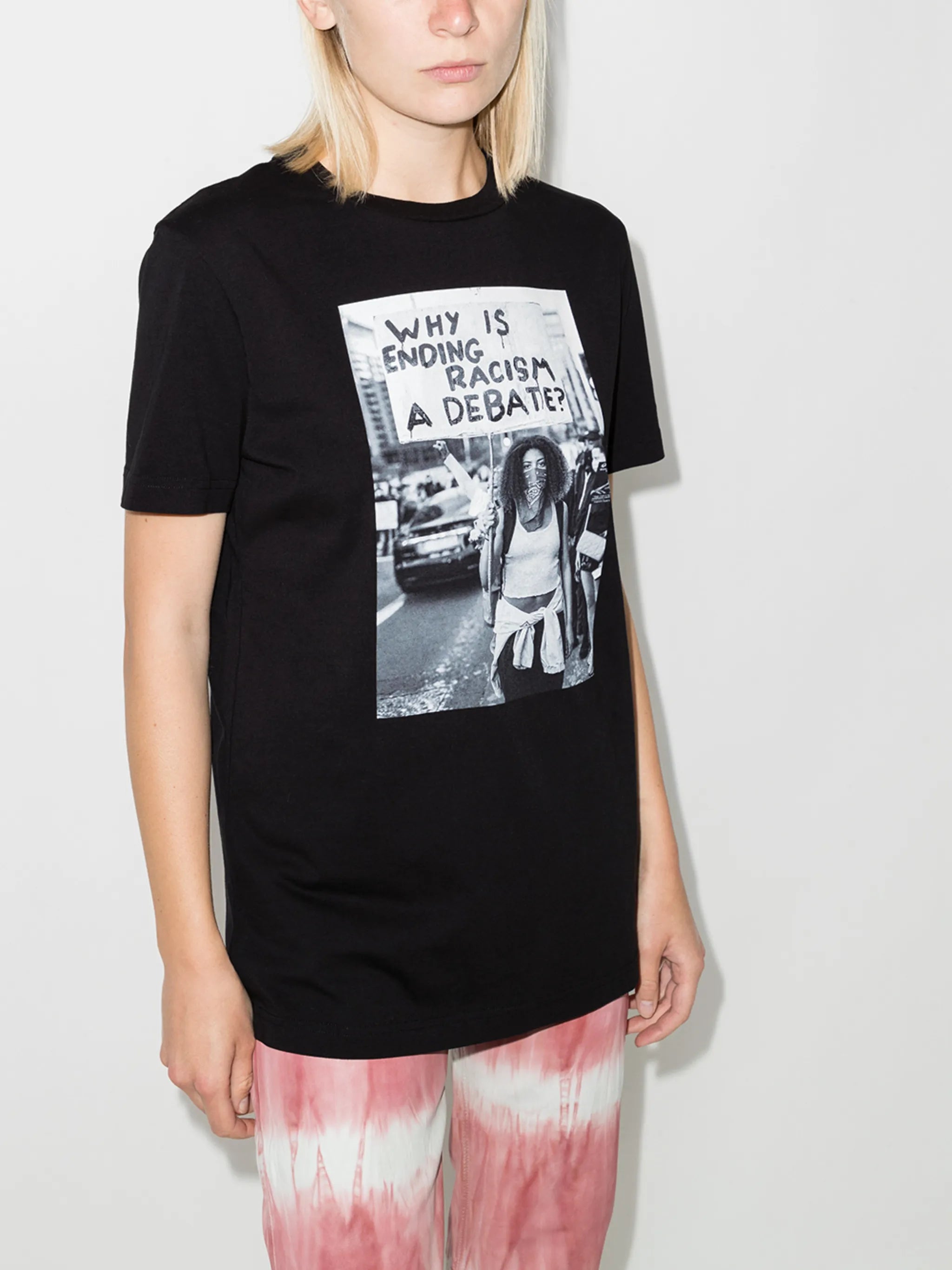 photograph print T-shirt
