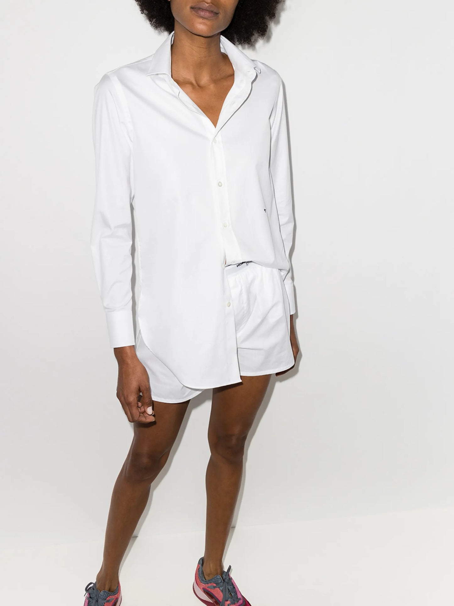 long-sleeve cotton shirt