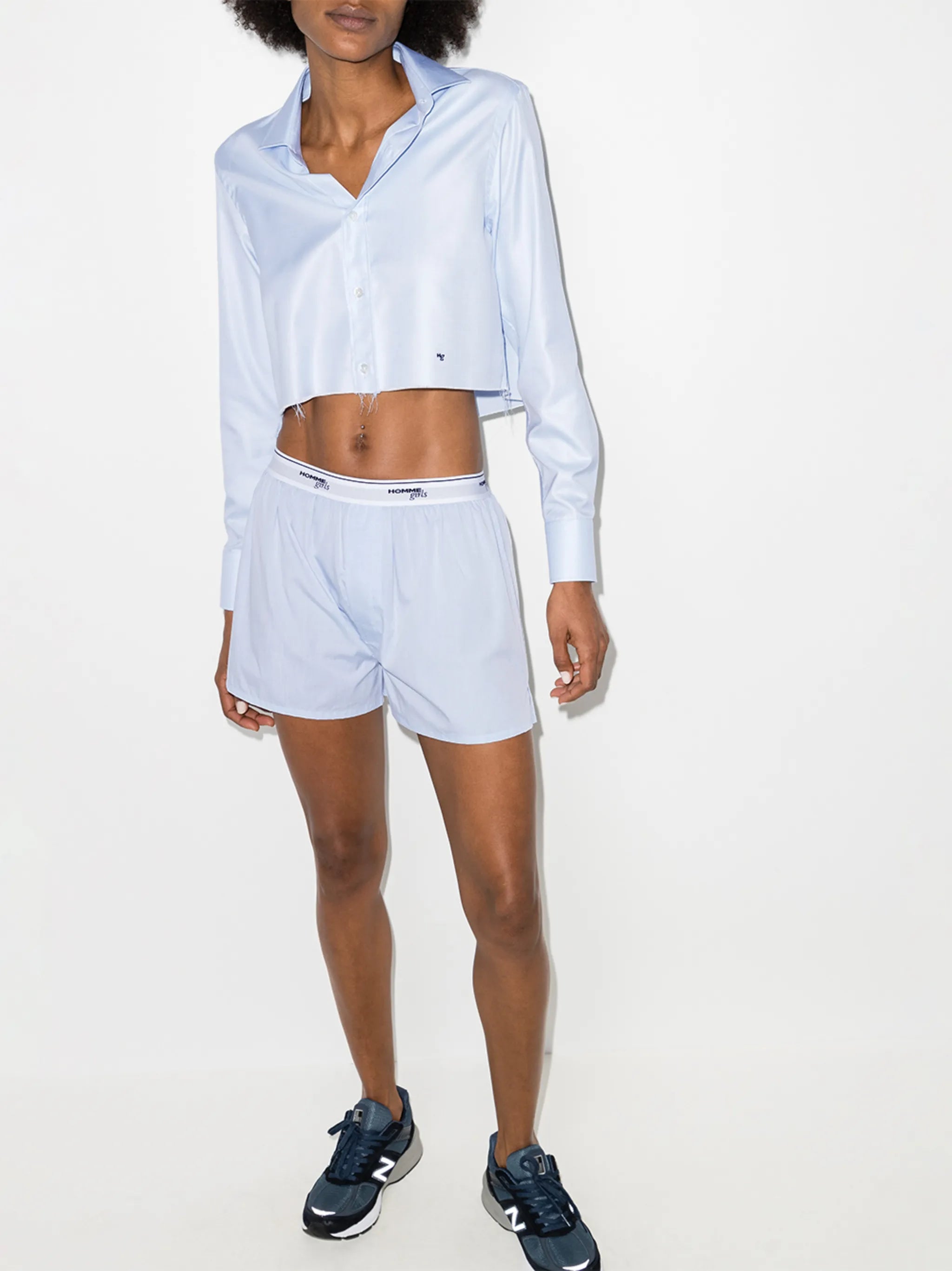 logo-tape detail boxer shorts