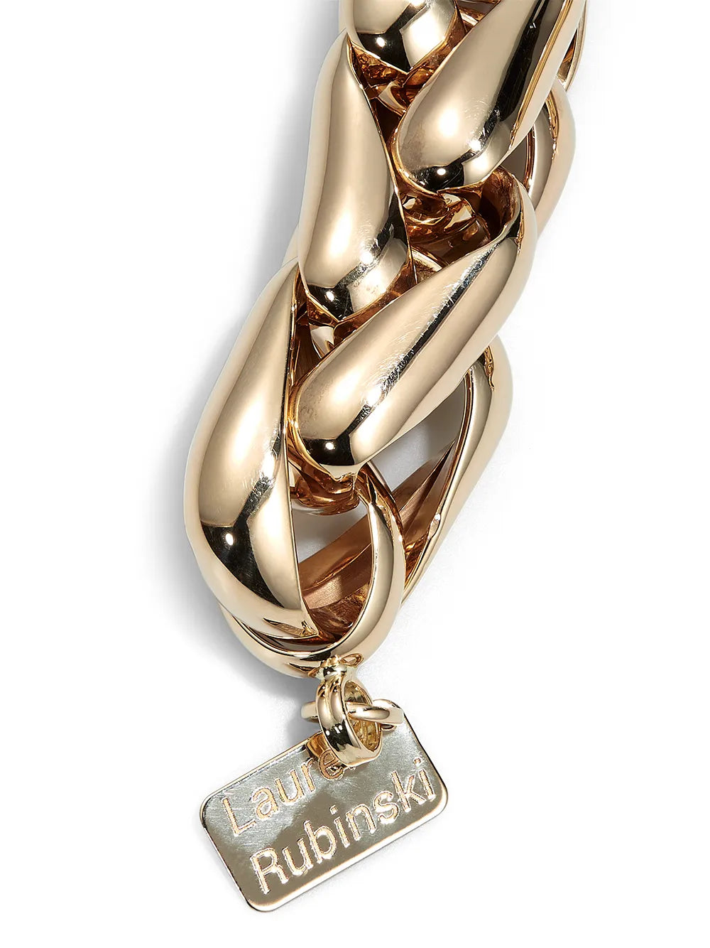 14kt yellow gold chunky chain bracelet