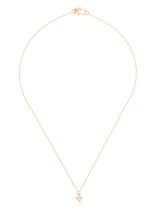 18kt yellow gold Petite Paloma diamond necklace