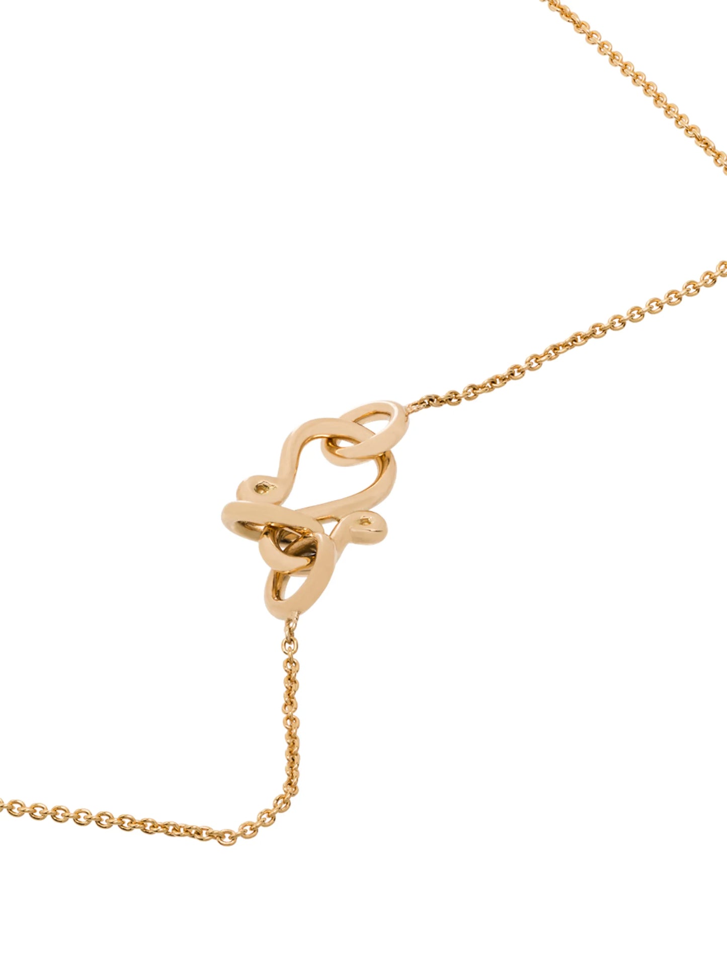 18kt yellow gold Petite Paloma diamond necklace