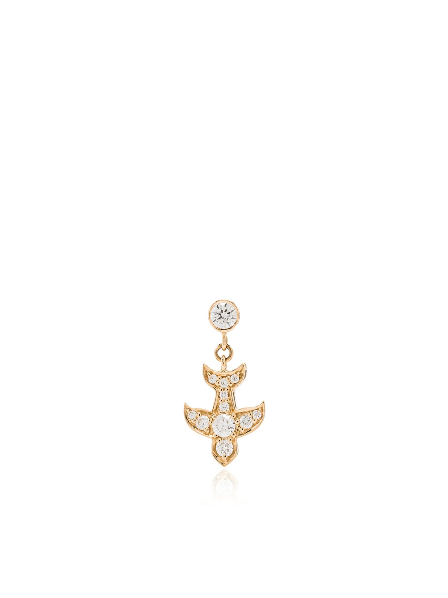 18kt yellow gold Paloma Diamant single earring