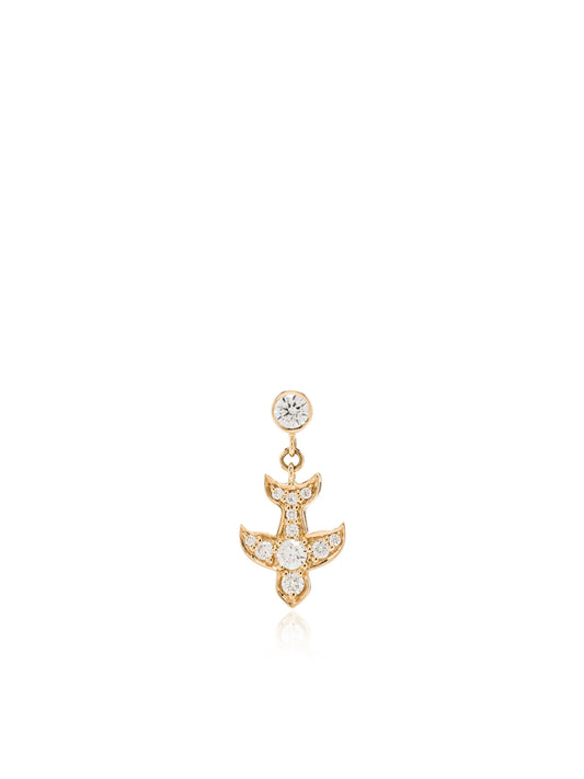 18kt yellow gold Paloma Diamant single earring