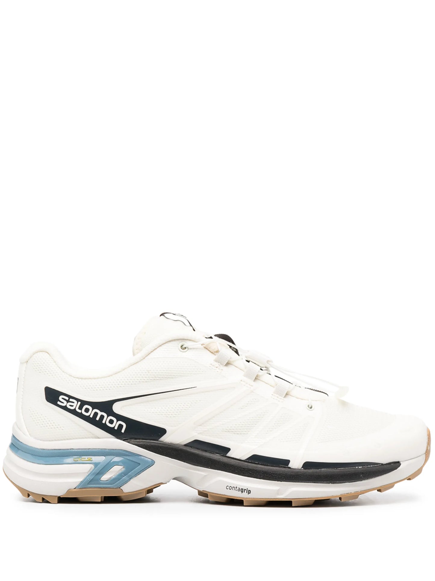 low-top logo trainers