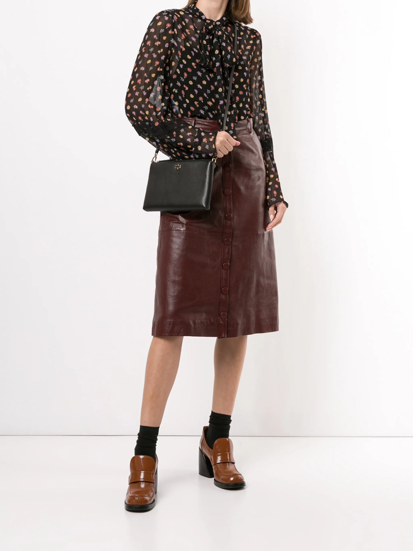 zipped crossbody pouch
