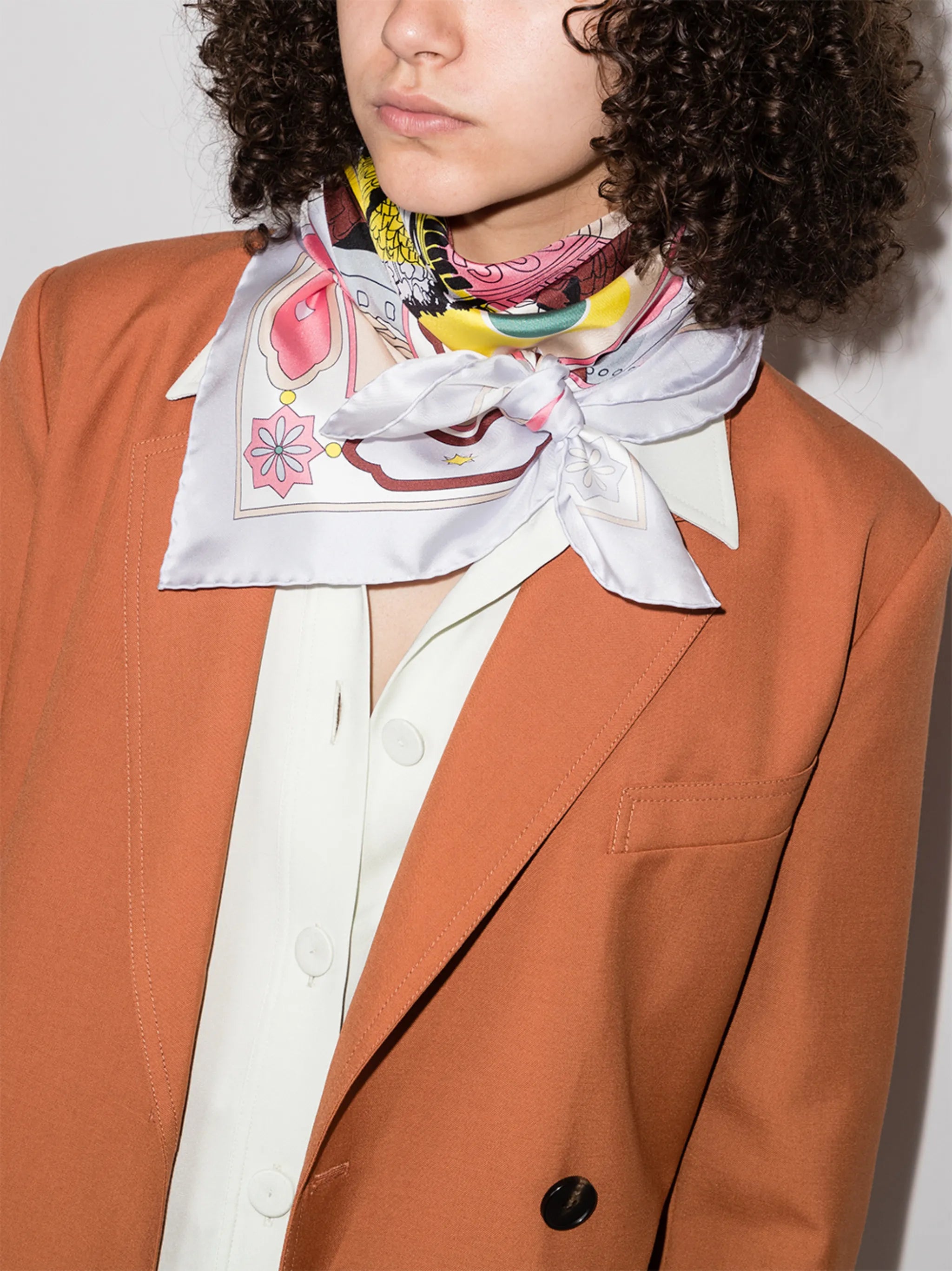 Battistero print scarf
