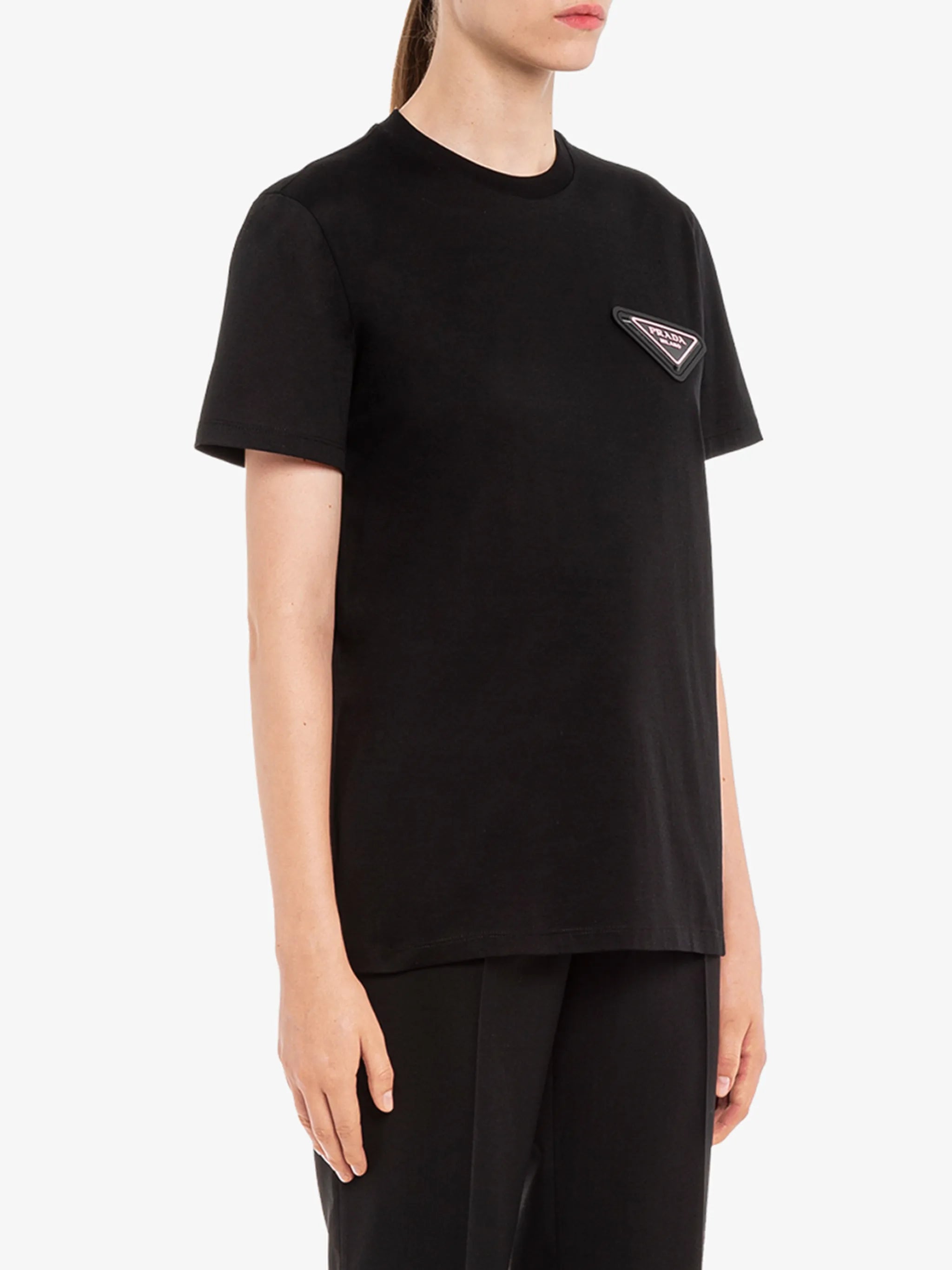 triangle-logo jersey T-shirt