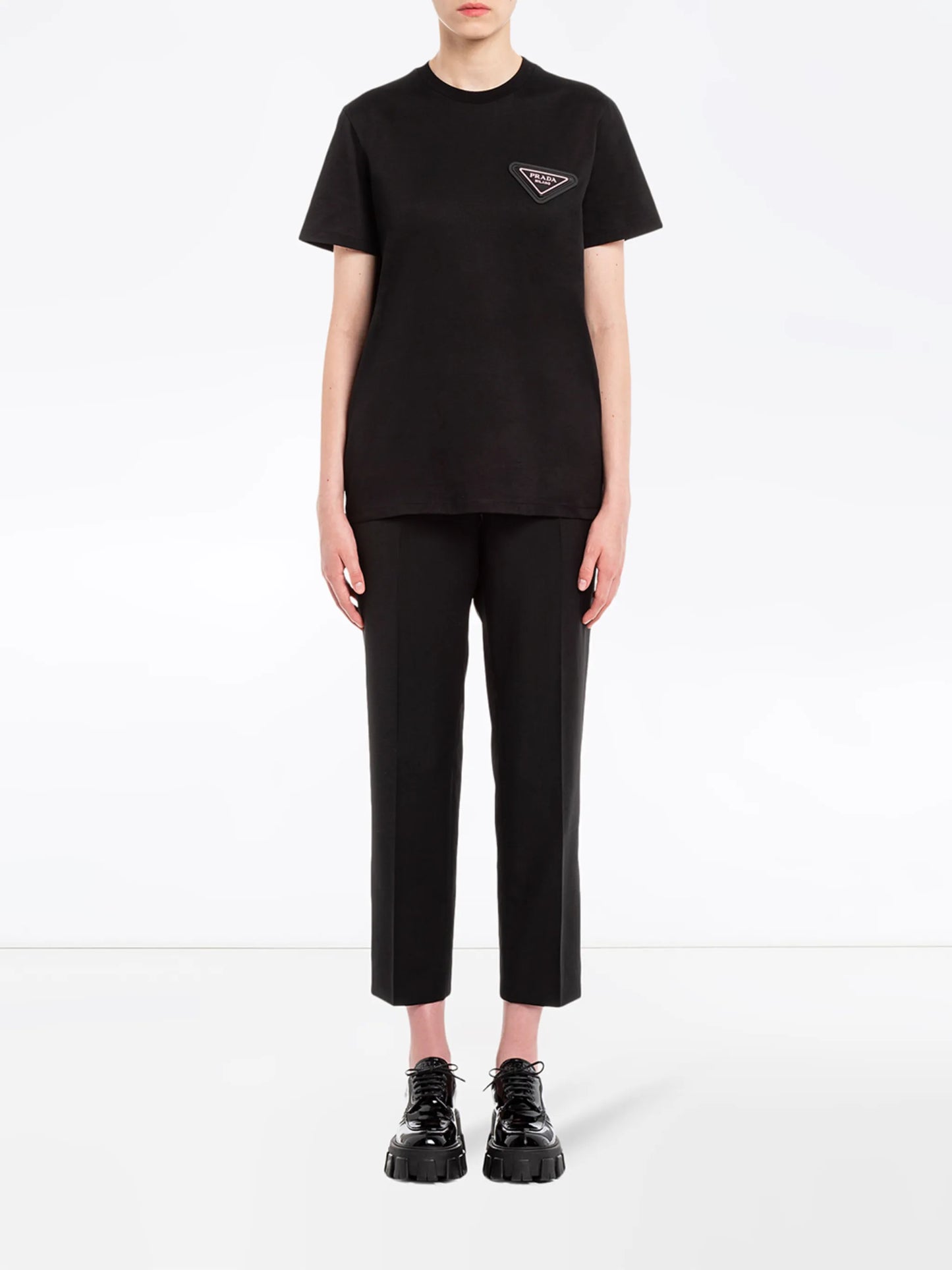 triangle-logo jersey T-shirt