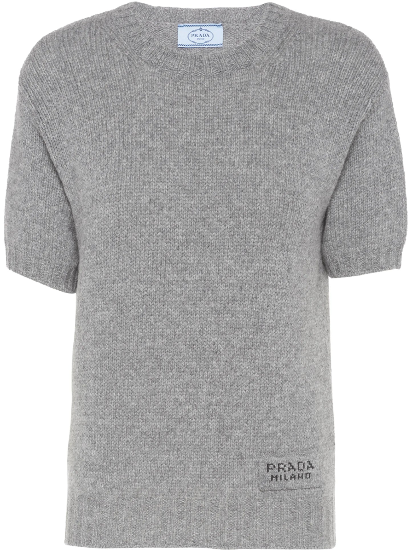 crew-neck shortsleeve jumper