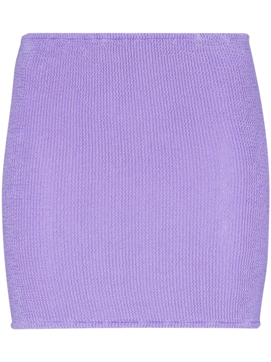fitted knit mini skirt
