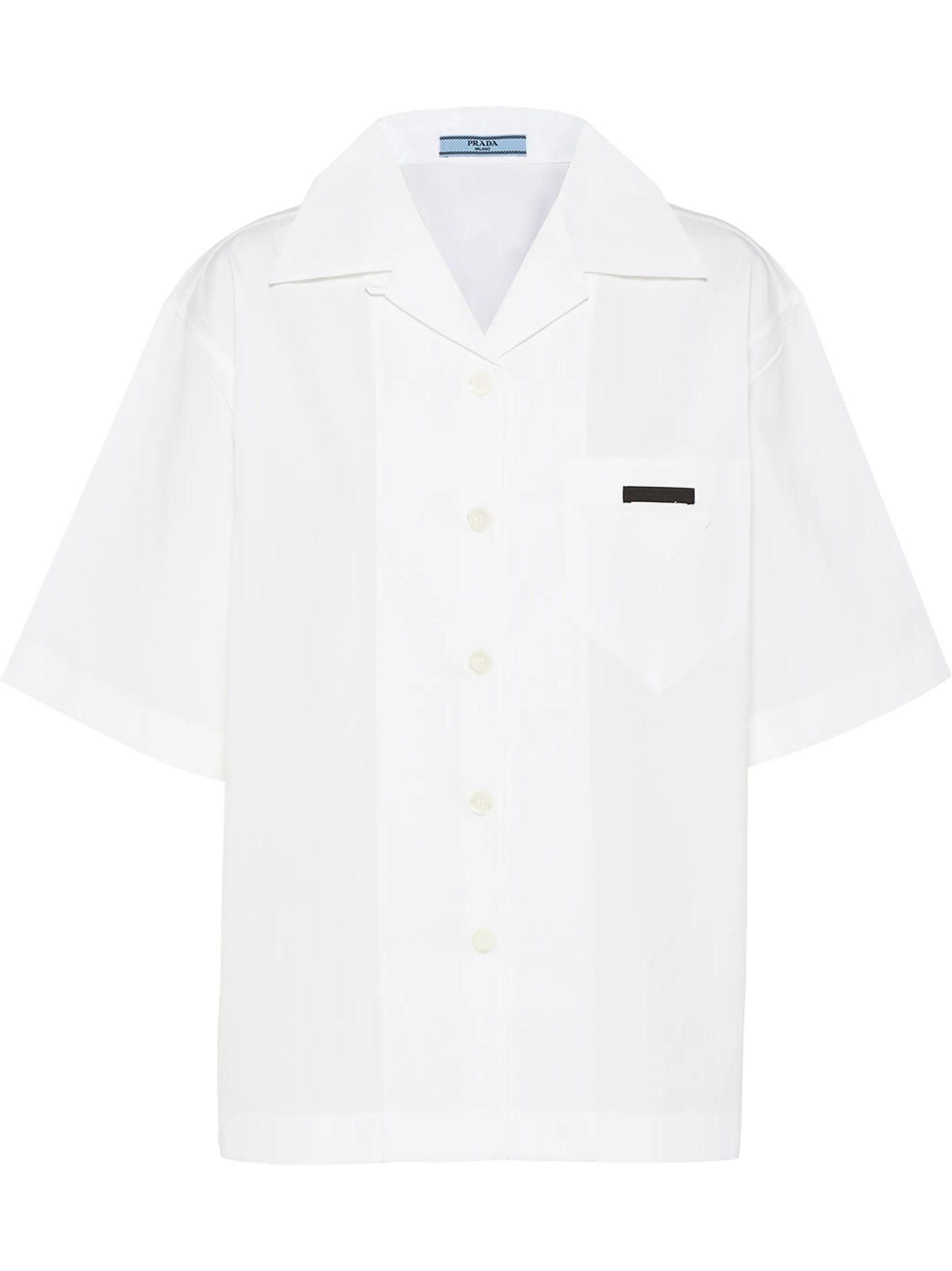 panelled bowling-style shirt