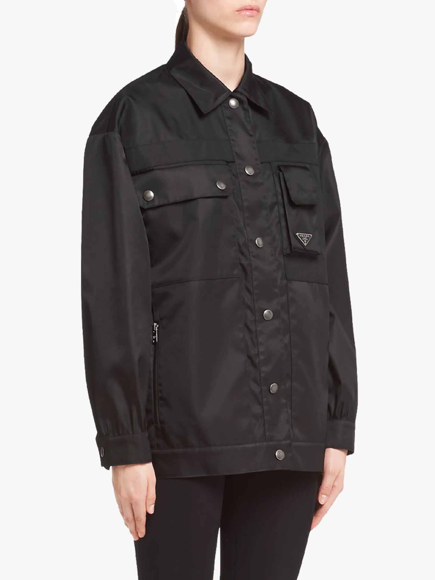 Gabardine blouson jacket