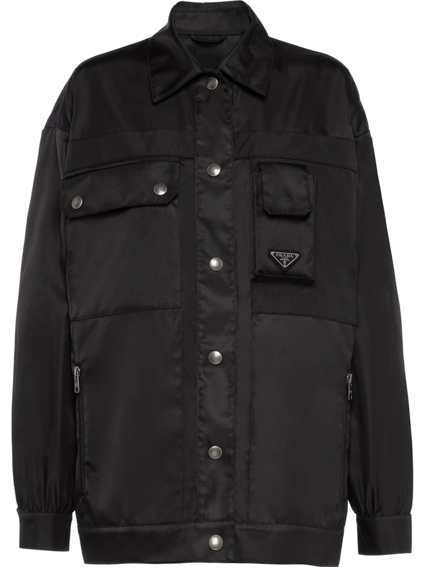 Gabardine blouson jacket