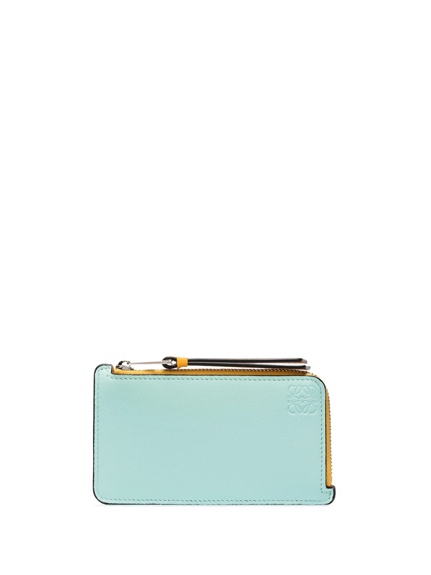 tricolour leather cardholder