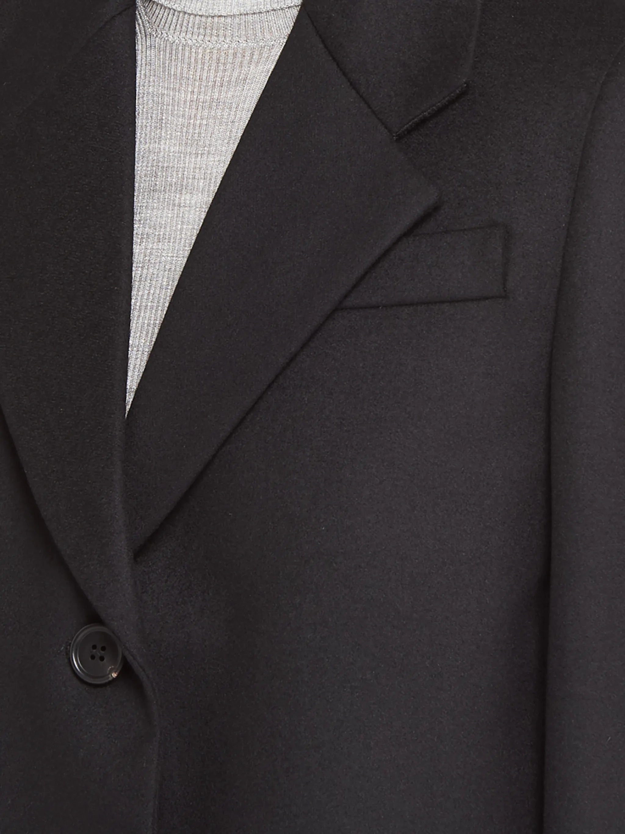 single-breasted coat